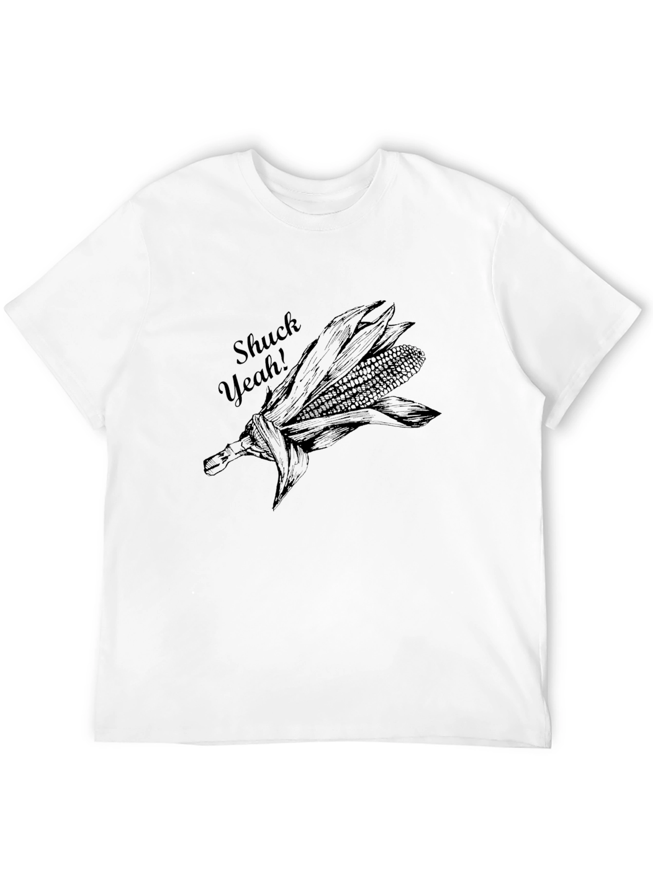 Shuck Yeah! Corn Graphic Black Tee
