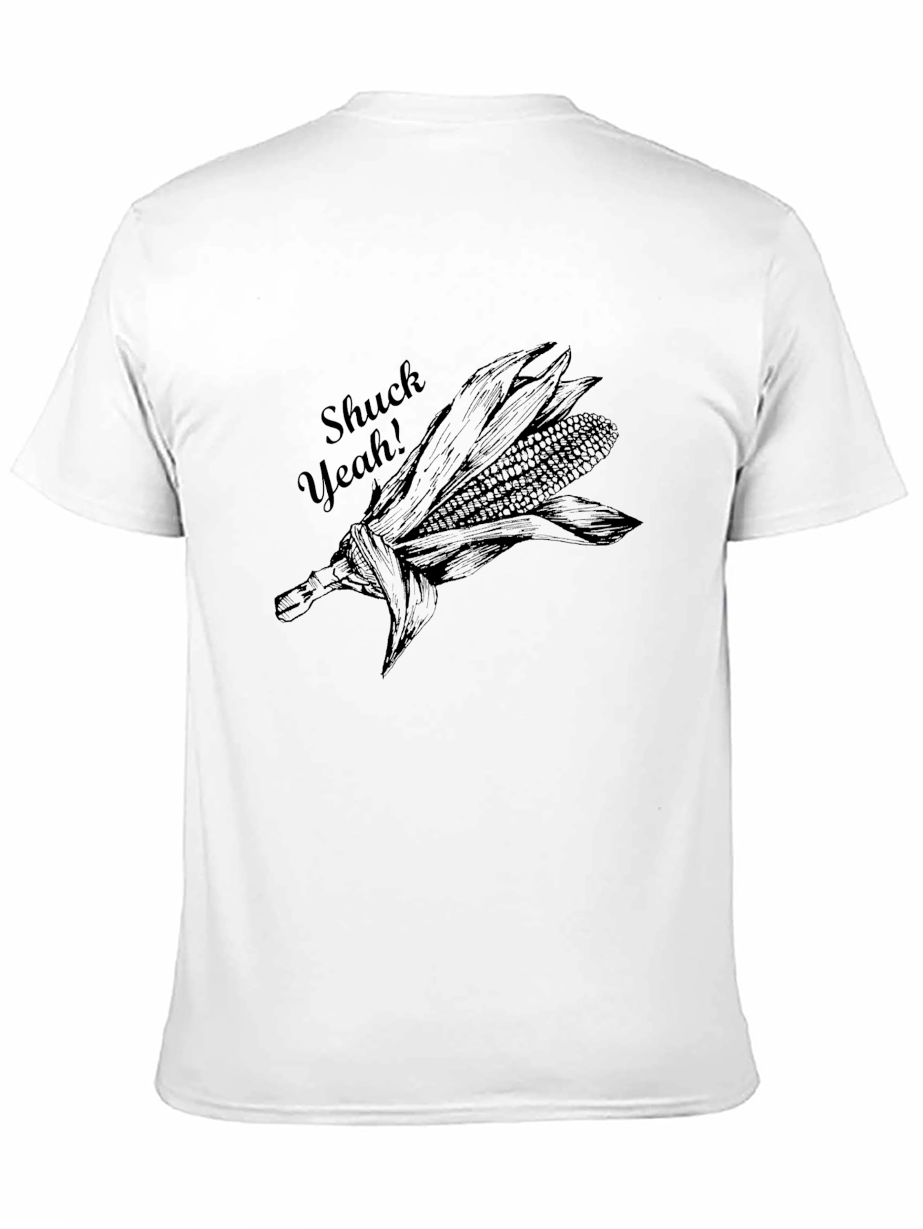 Shuck Yeah! Corn Graphic Black Tee