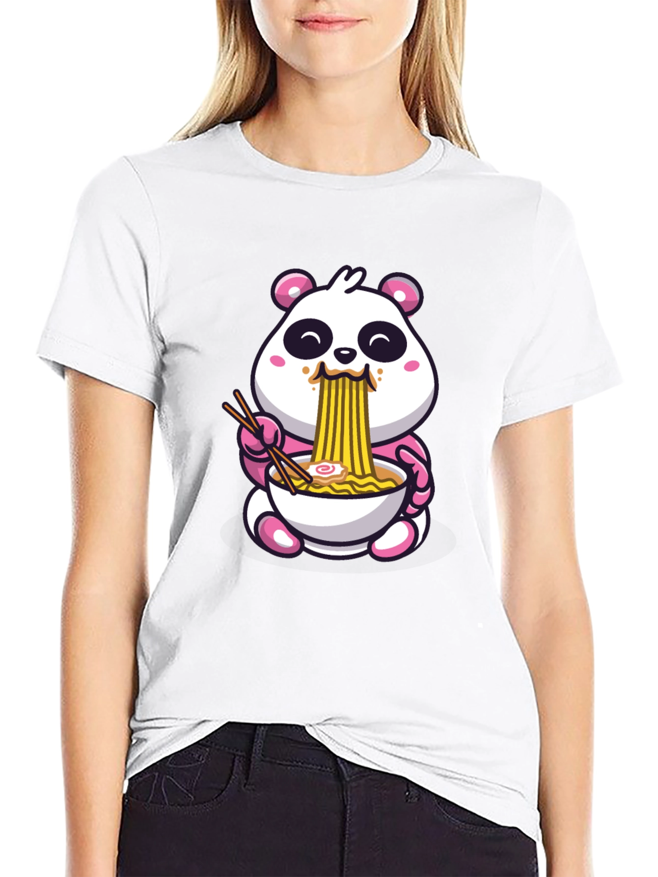 Cute Panda Ramen T-Shirt