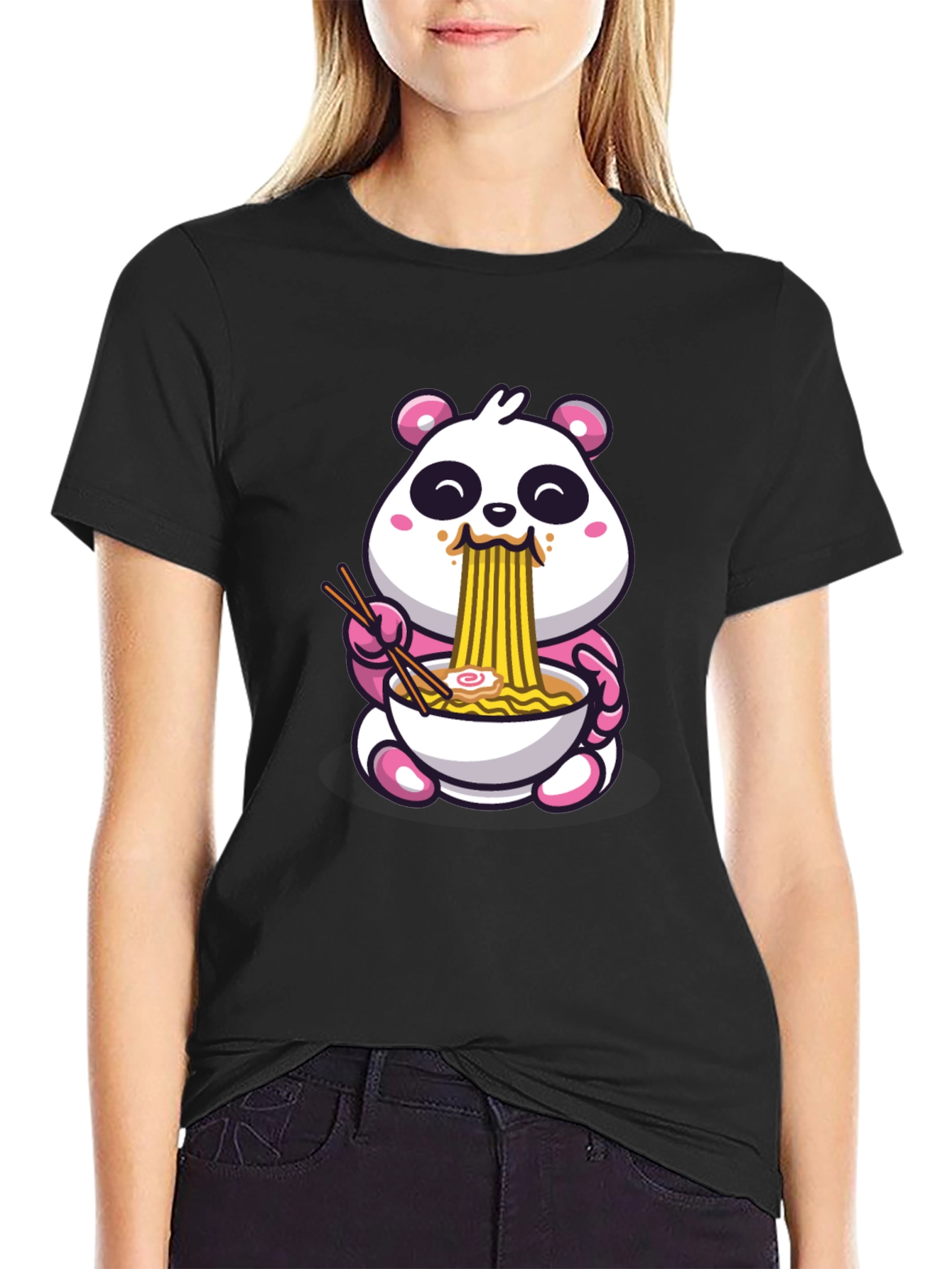 Cute Panda Ramen T-Shirt