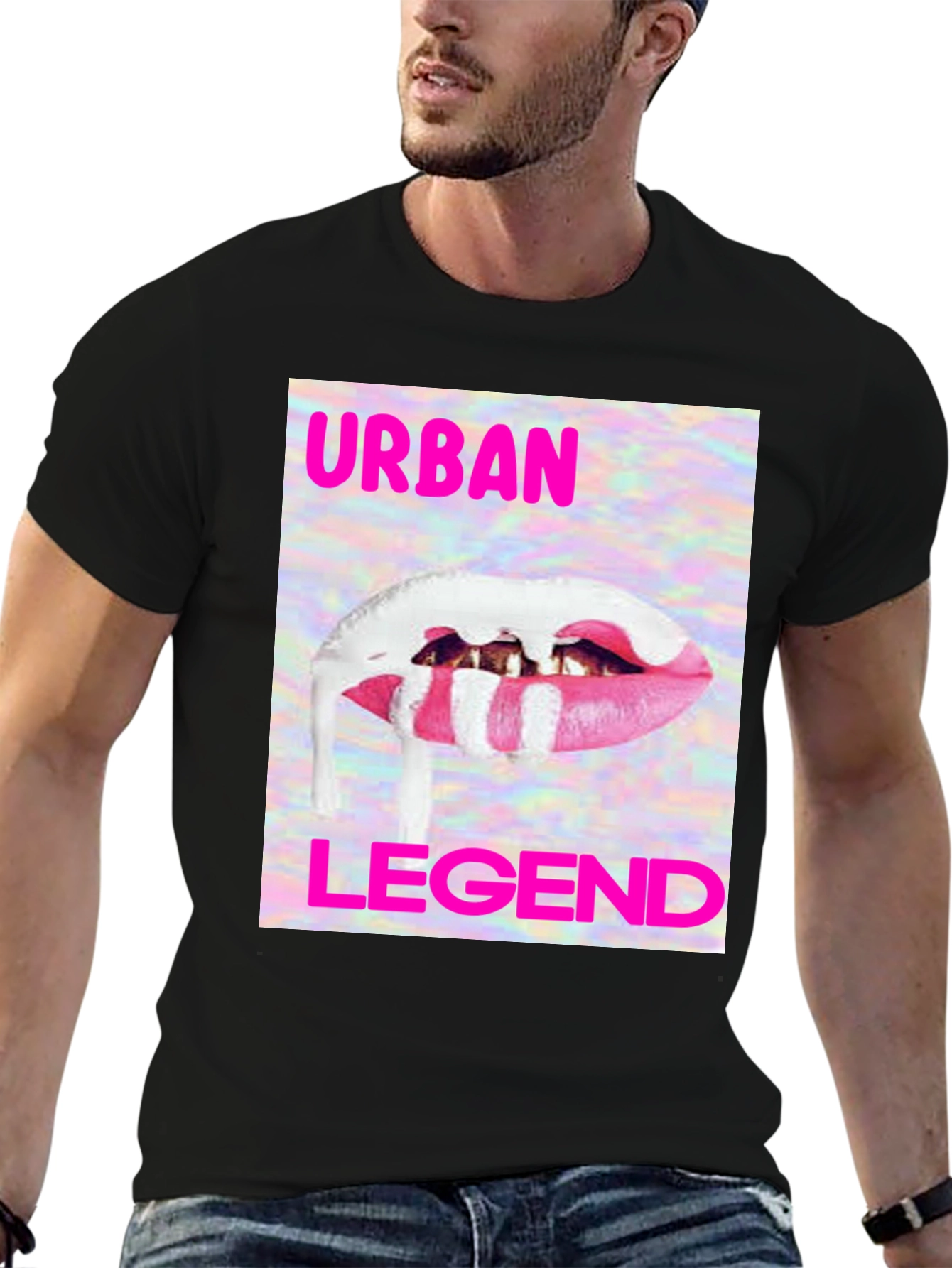 Urban Legend Graphic Tee - Black