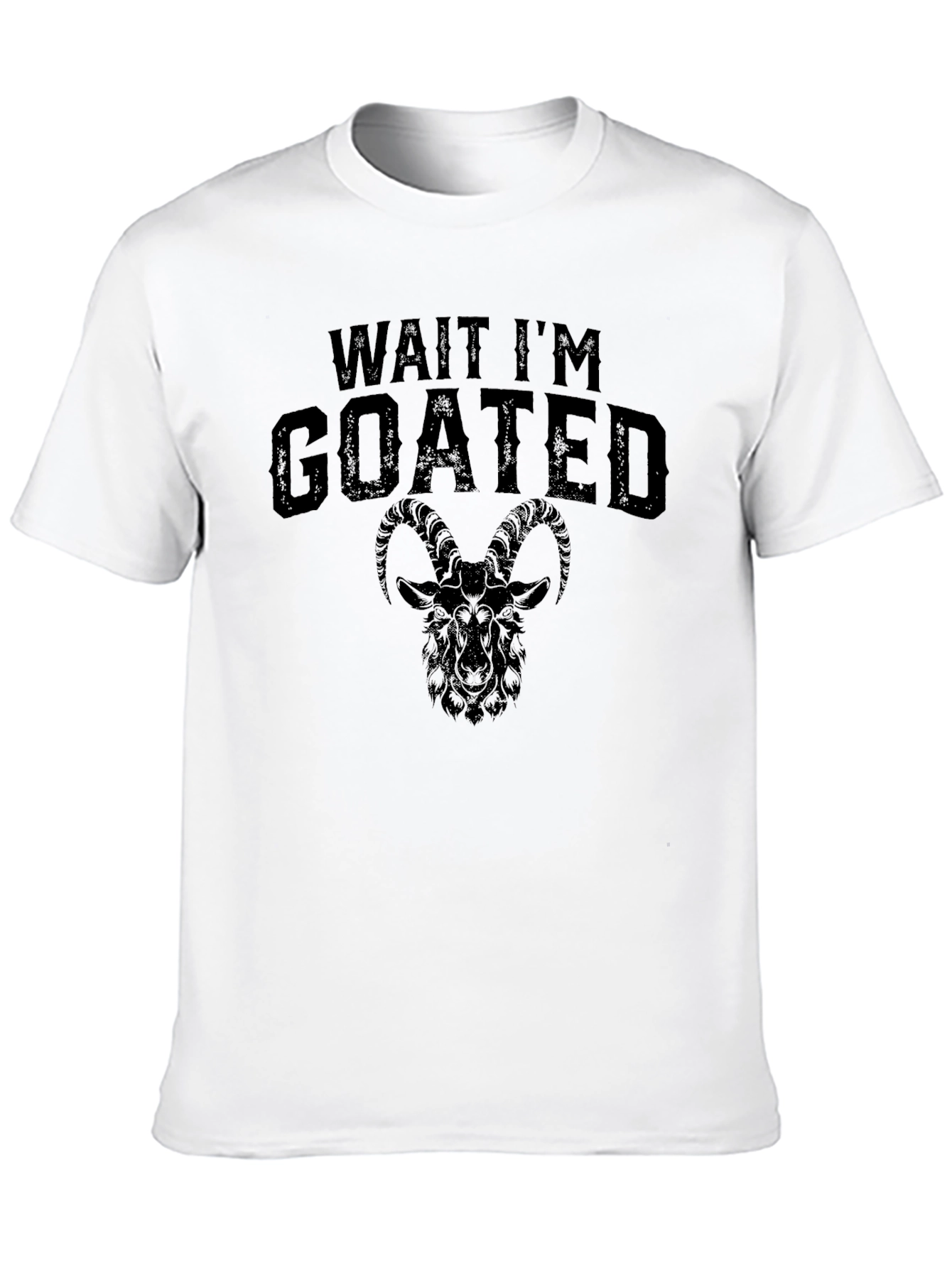 Wait Im Goated Black Graphic Tee