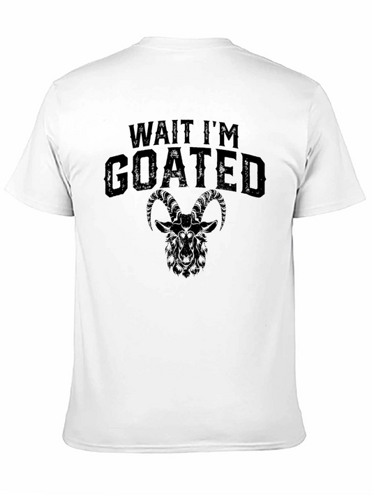 Wait Im Goated Black Graphic Tee