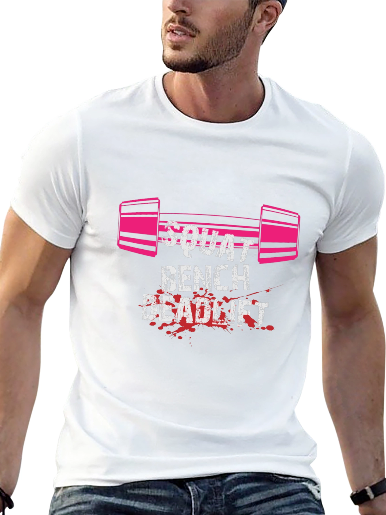 Squat Bench Deadlift Graphic Tee - Black
