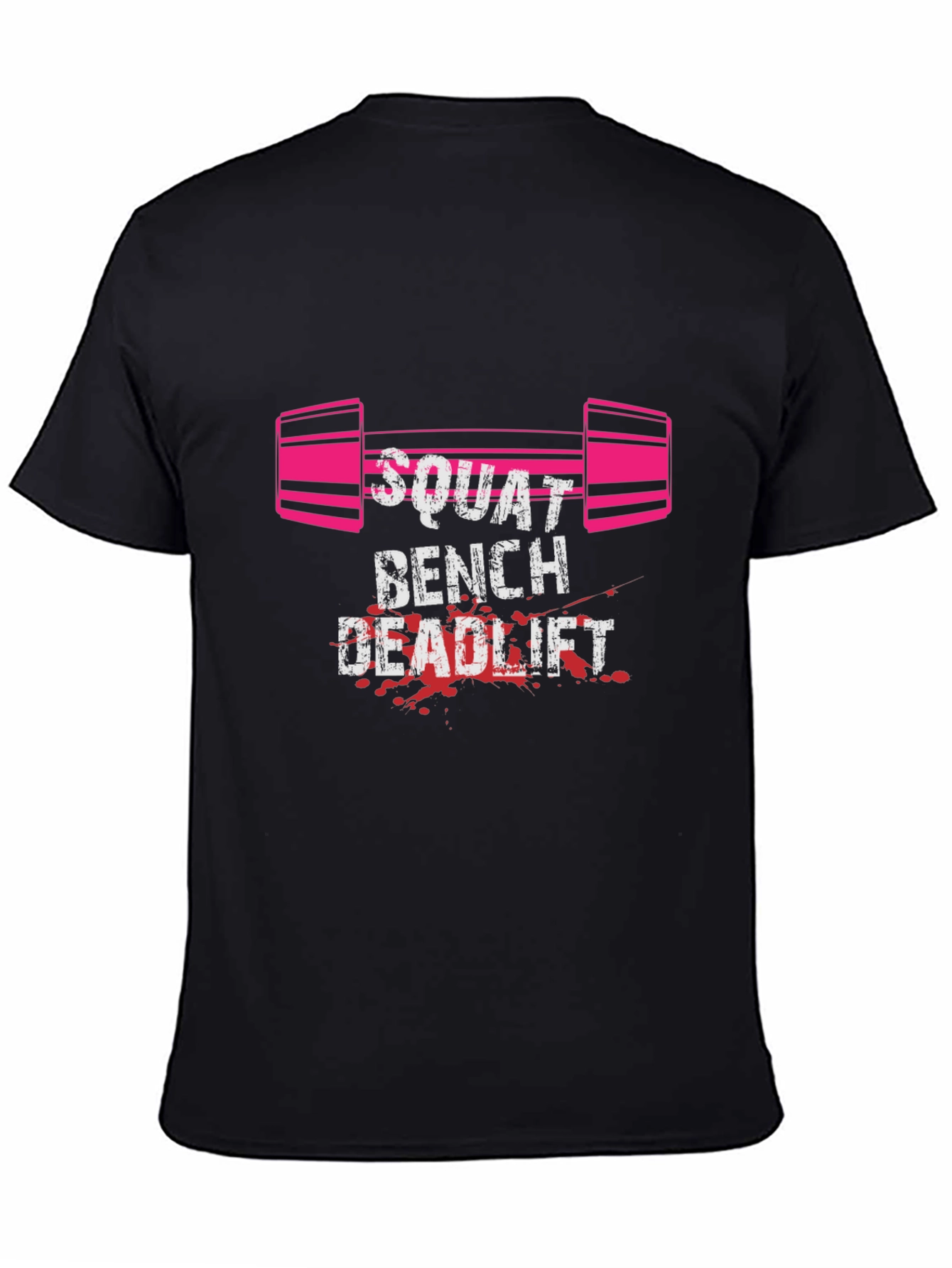 Squat Bench Deadlift Graphic Tee - Black