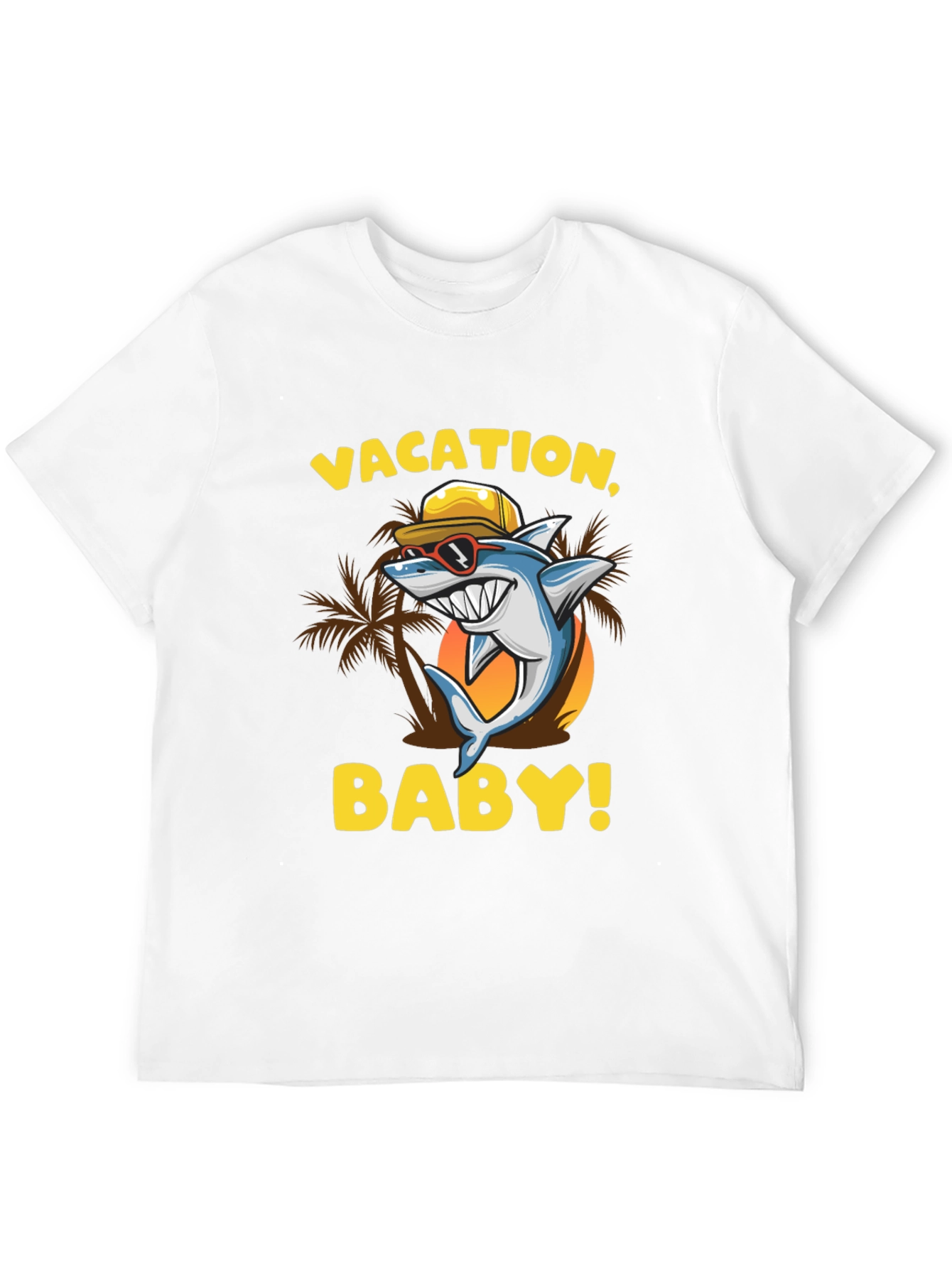 Vacation Shark Baby Graphic T-Shirt