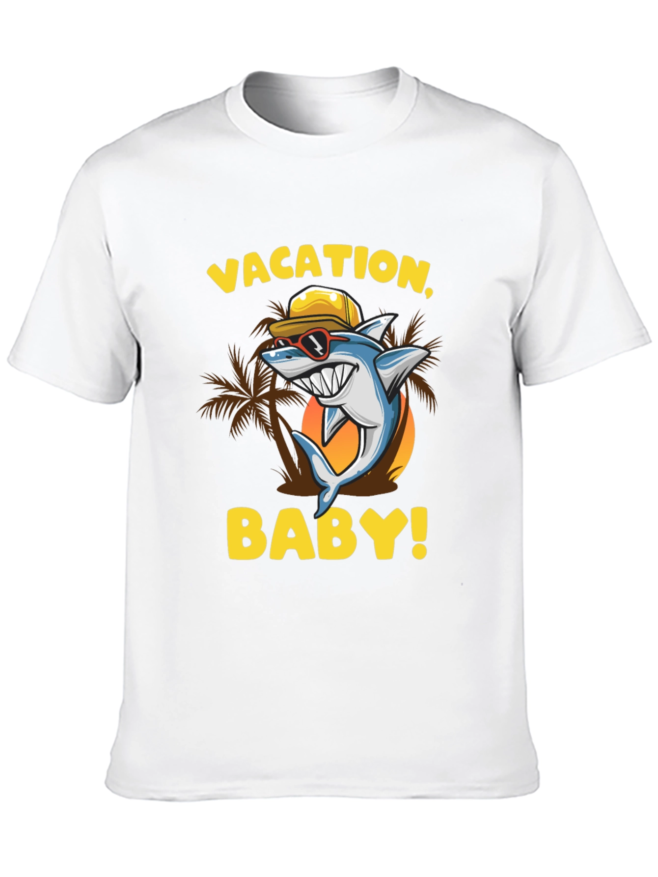Vacation Shark Baby Graphic T-Shirt