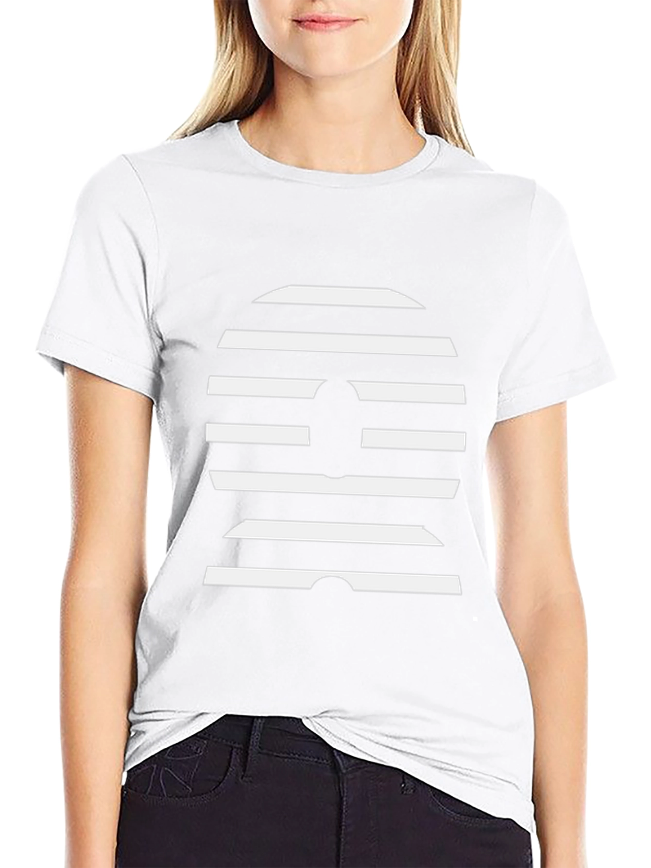 Striped Graphic Tee - Modern Design
