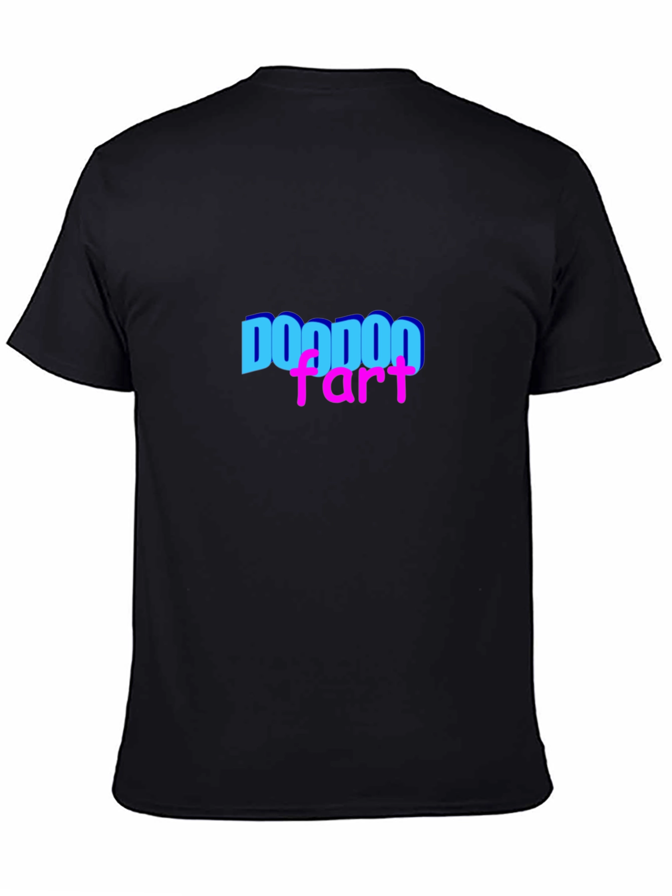 Doodoo Fart Graphic Tee - Black Casual T-Shirt