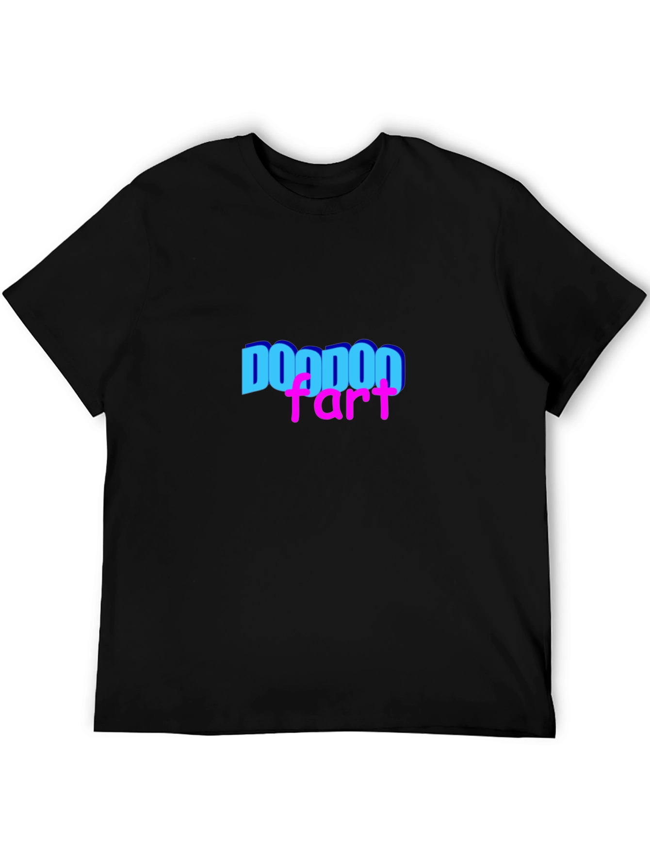 Doodoo Fart Graphic Tee - Black Casual T-Shirt