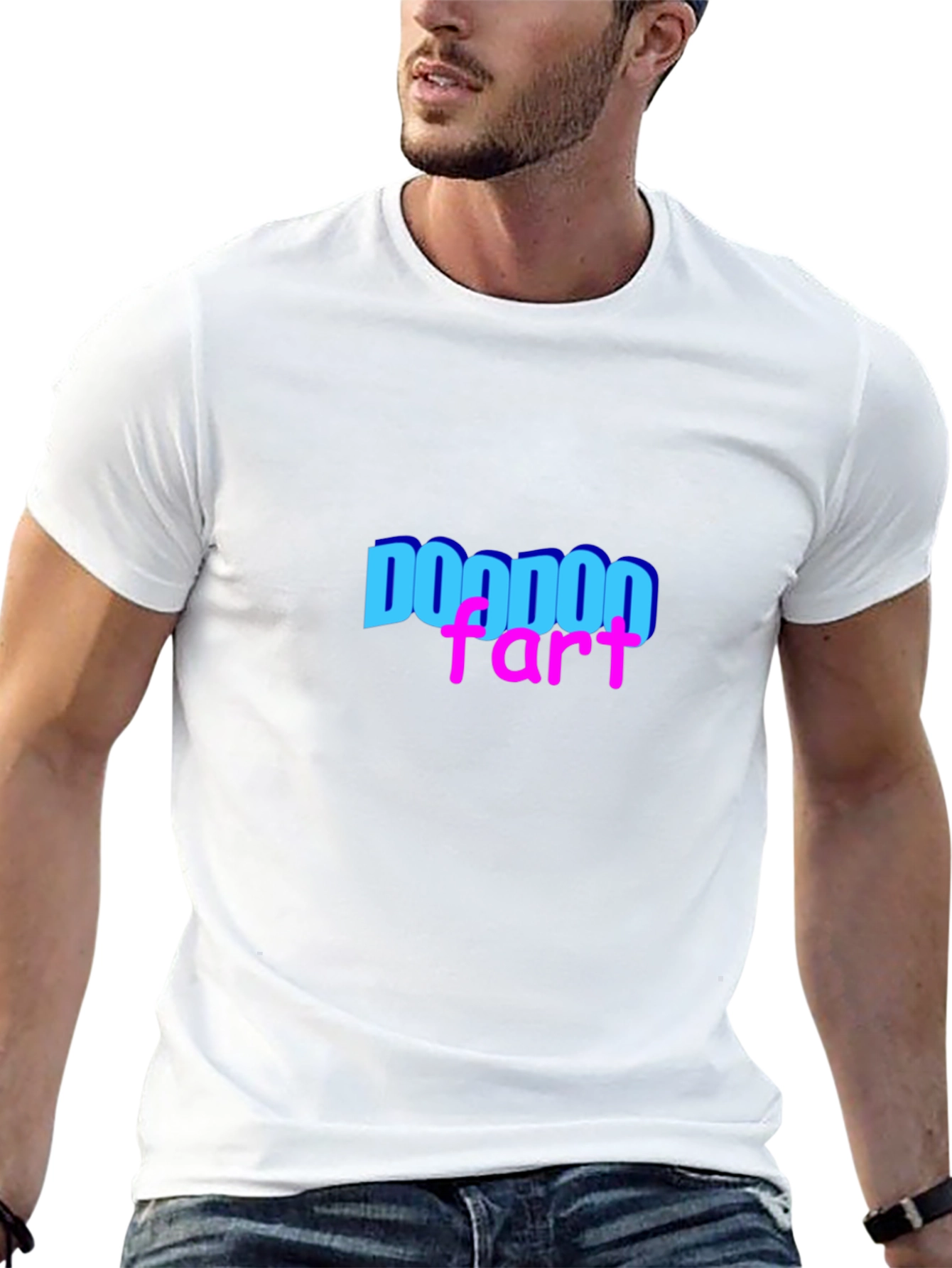 Doodoo Fart Graphic Tee - Black Casual T-Shirt