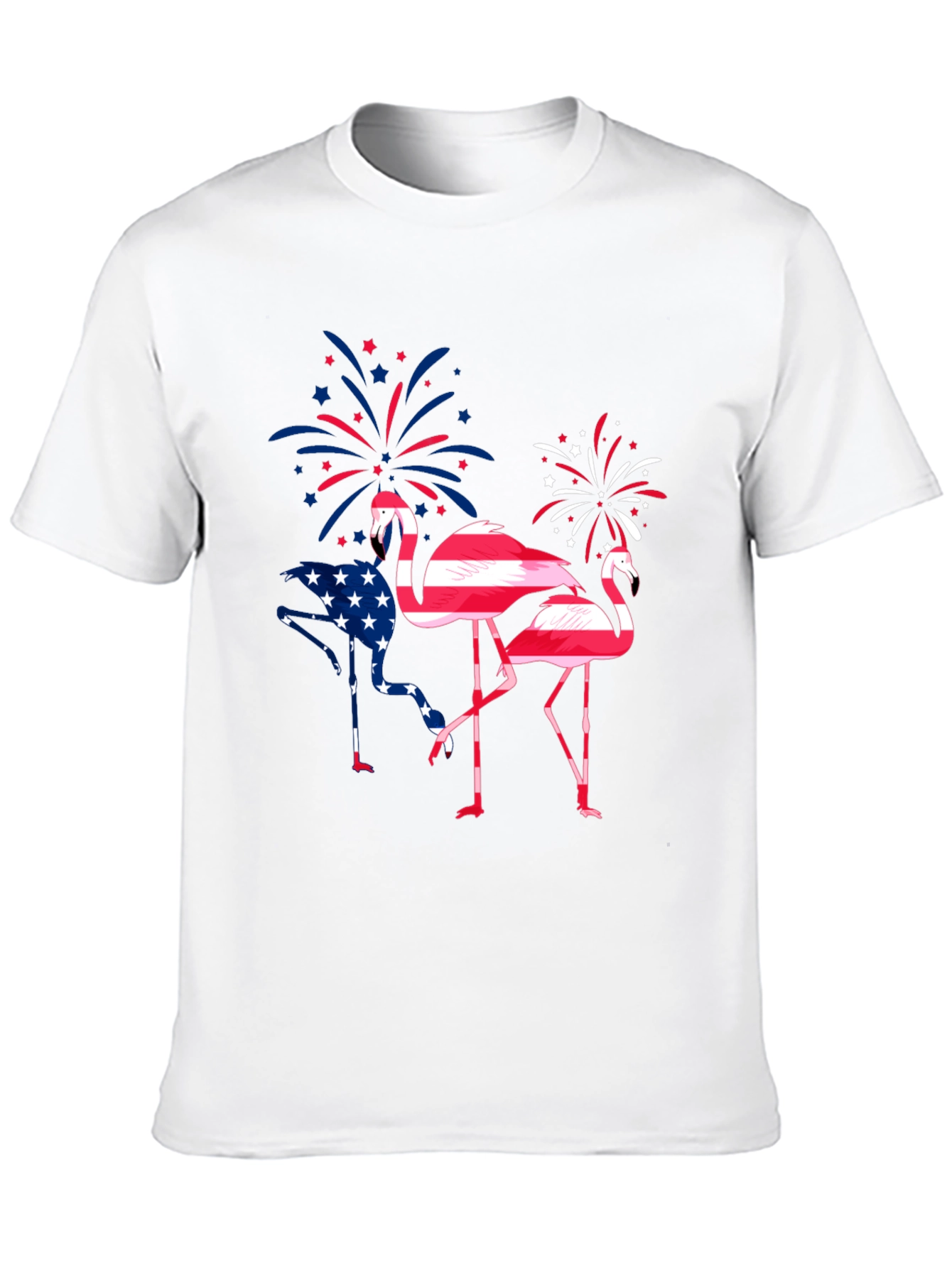 Patriotic Flamingo Graphic Tee