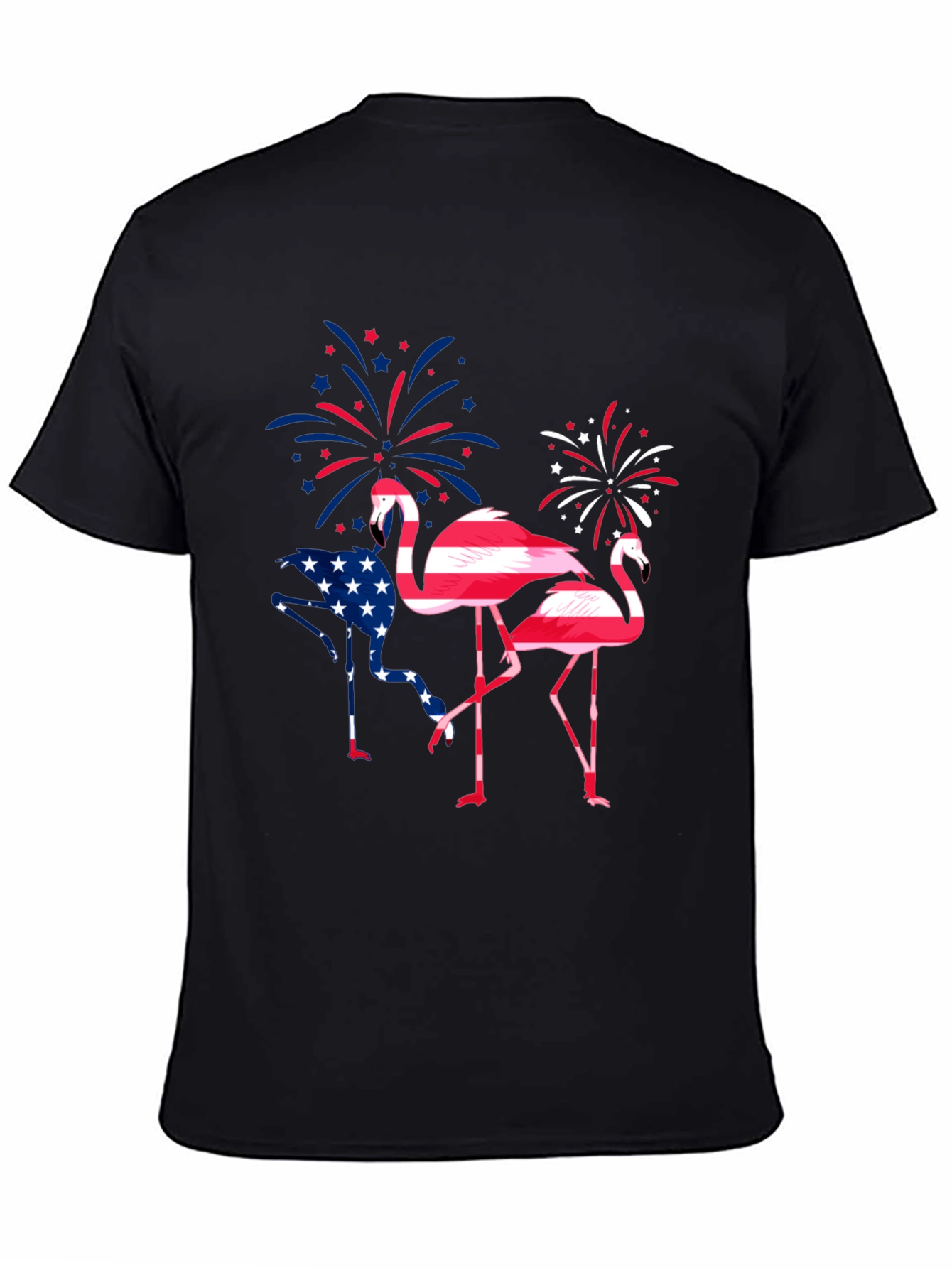 Patriotic Flamingo Graphic Tee