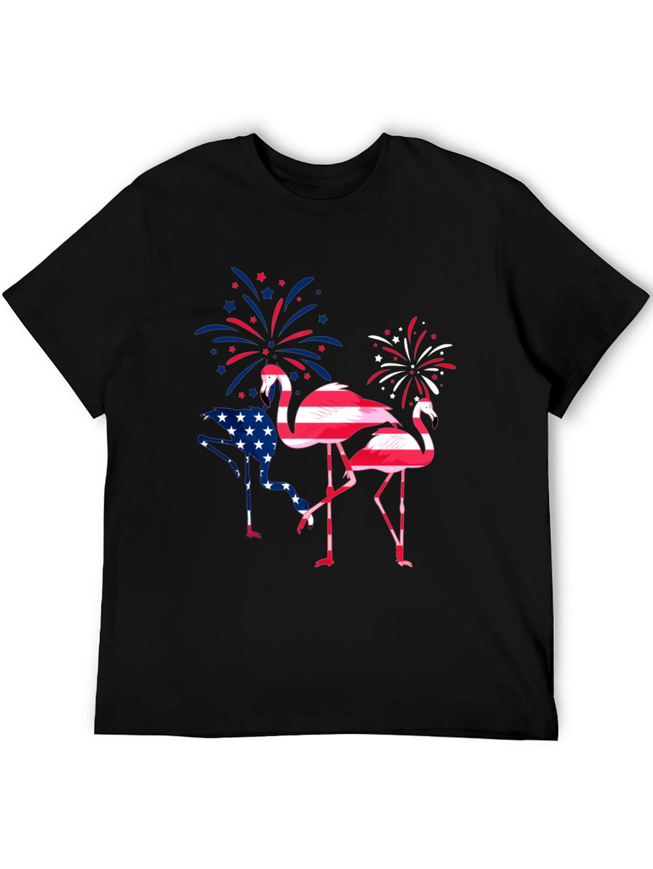 Patriotic Flamingo Graphic Tee