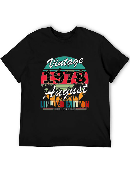 Vintage 1978 August Limited Edition T-Shirt