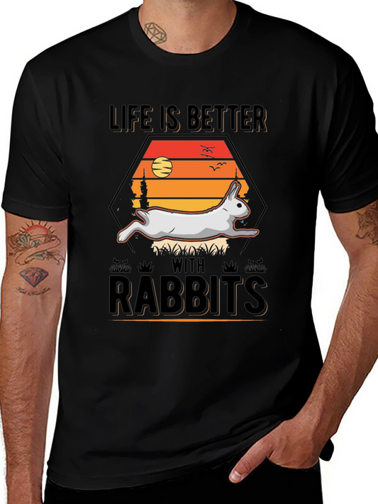 Life Is Better With Rabbits T-Shirt