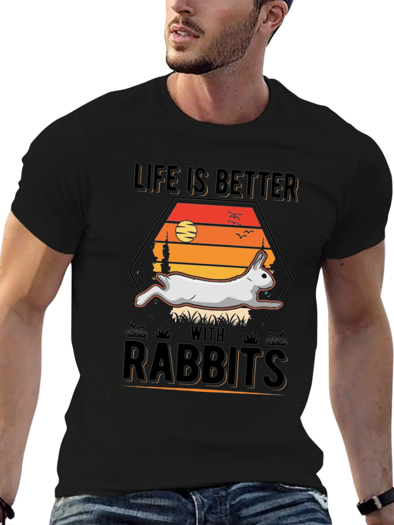 Life Is Better With Rabbits T-Shirt