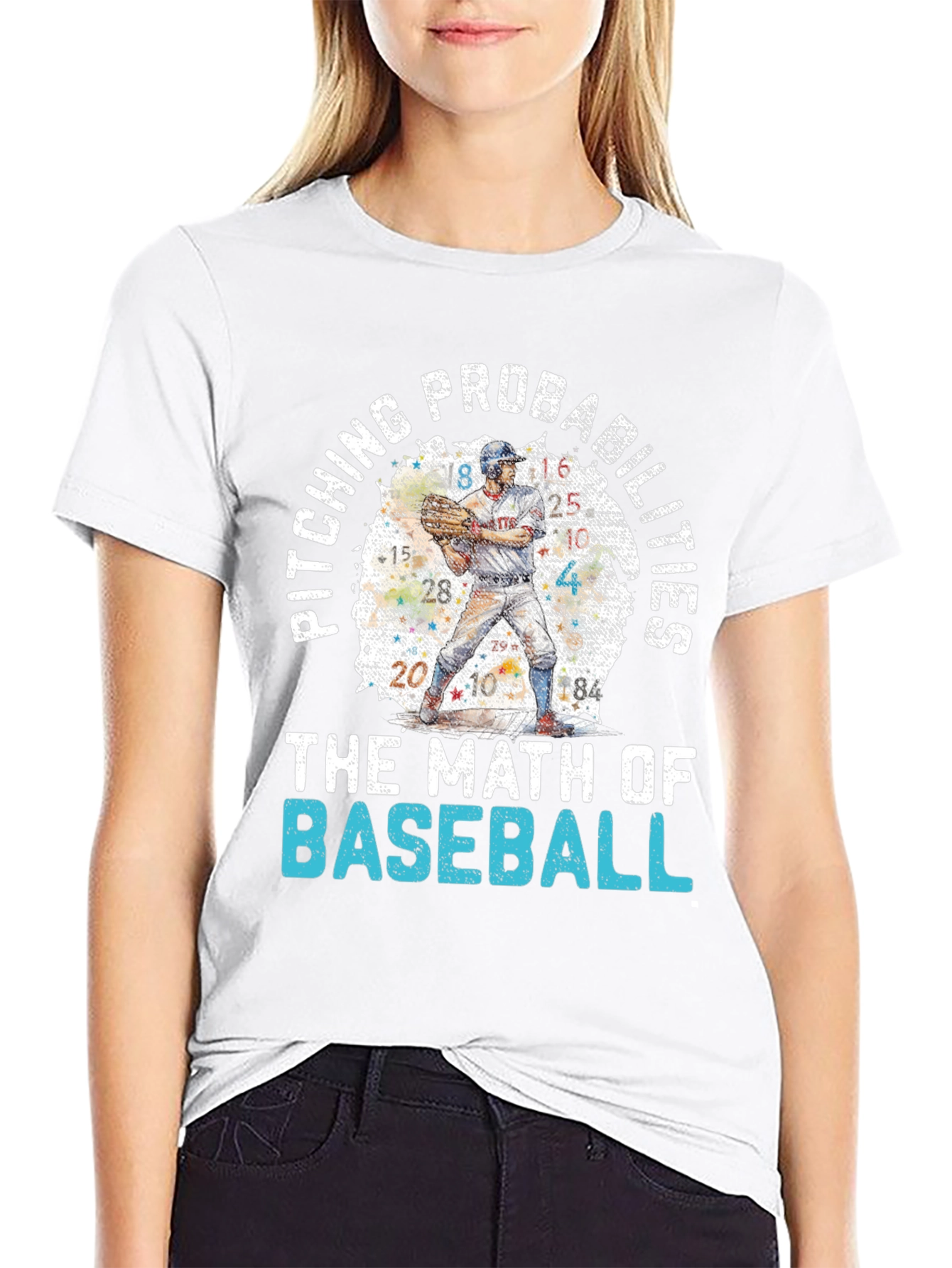 Baseball Math Tee - Pitching Probabilities Shirt