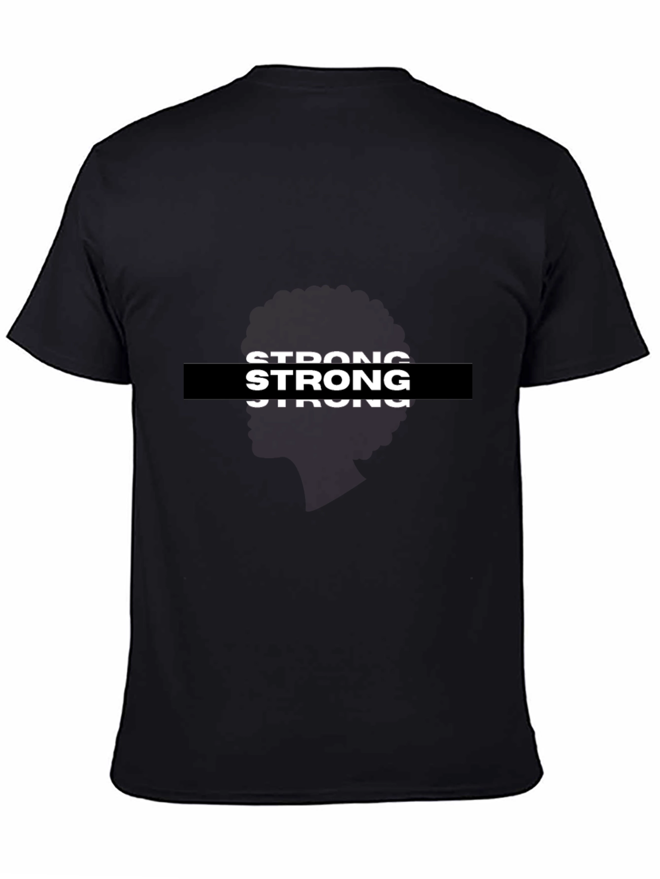 Strong Graphic Black T-Shirt