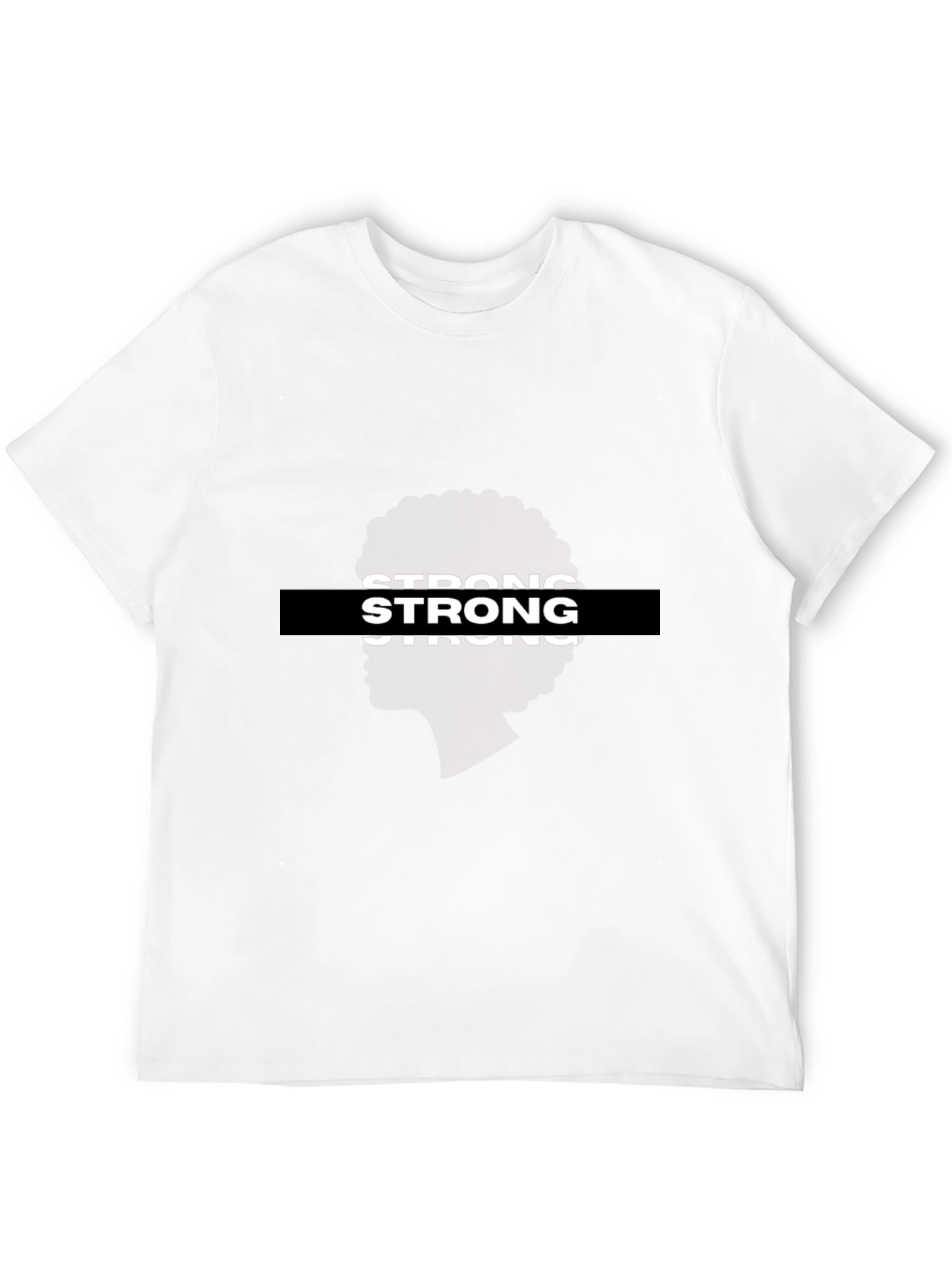 Strong Graphic Black T-Shirt