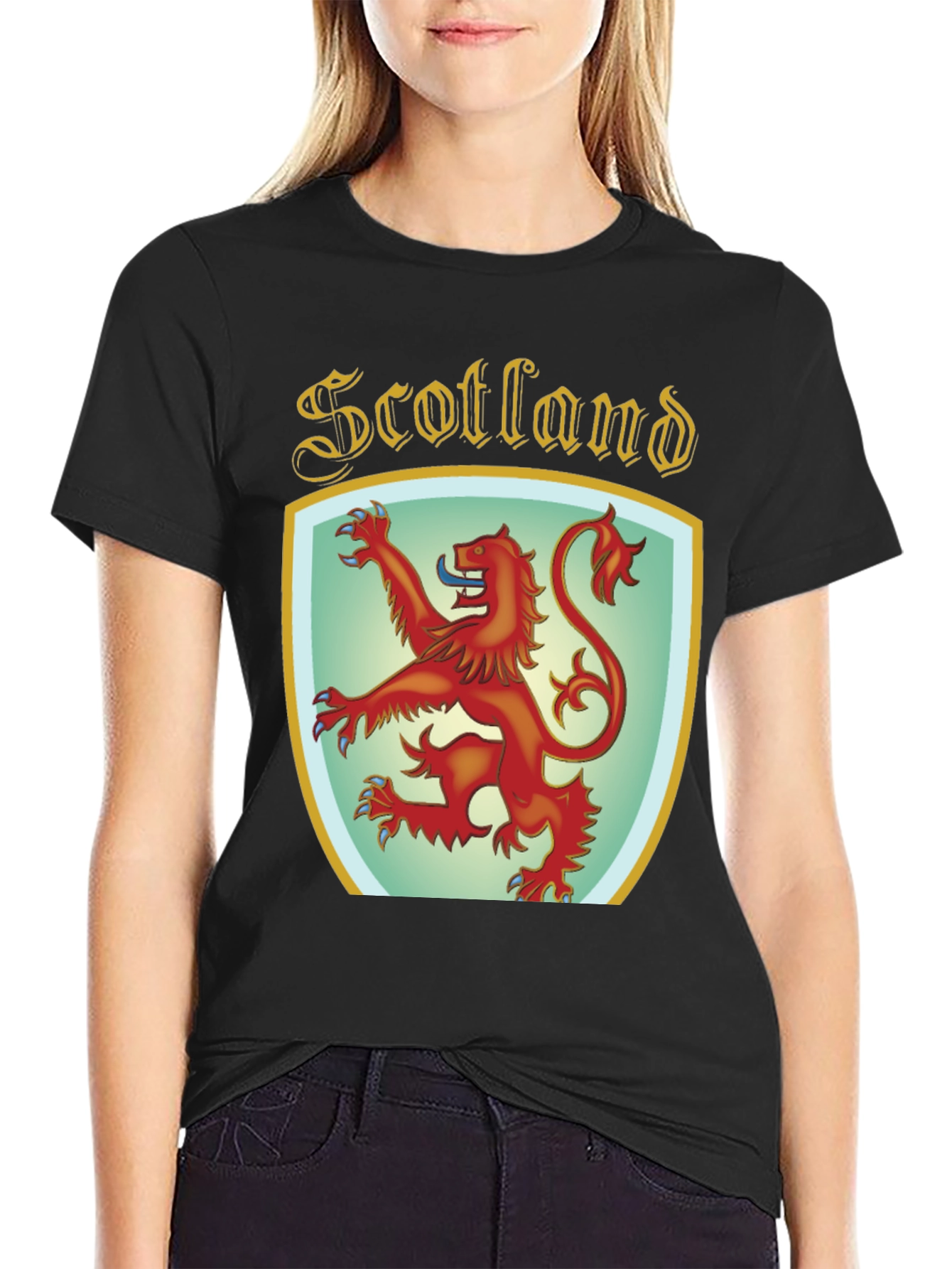 Scotland Lion Rampant Crest T-Shirt