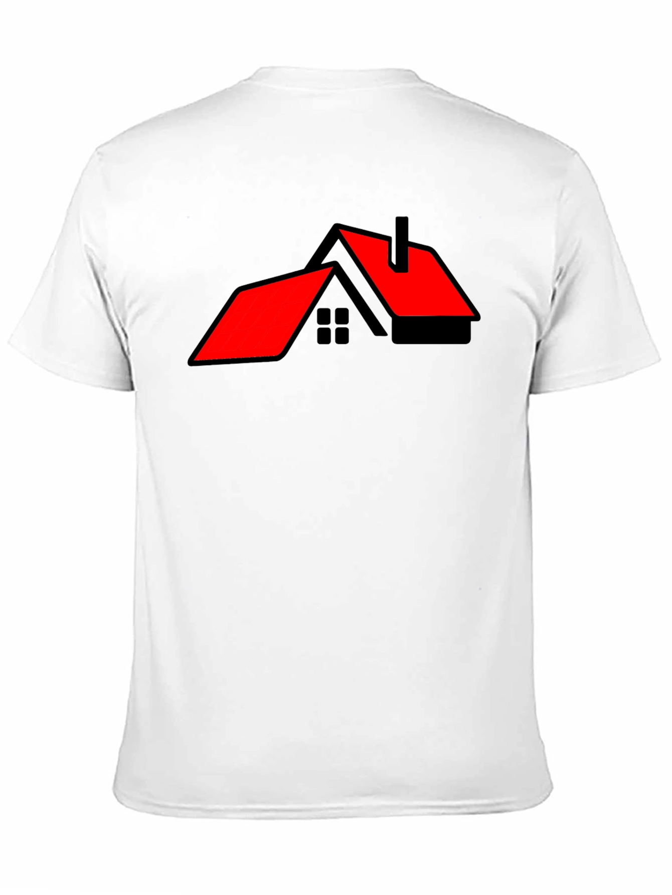 Modern House Graphic Tee - Black