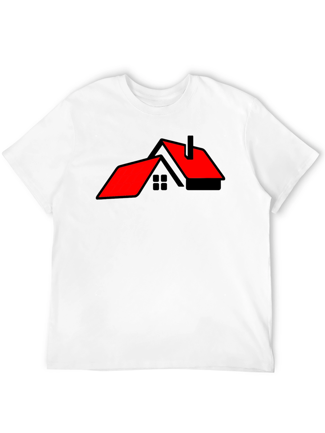 Modern House Graphic Tee - Black
