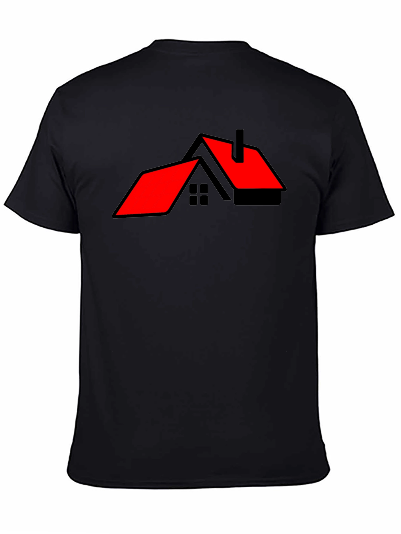 Modern House Graphic Tee - Black