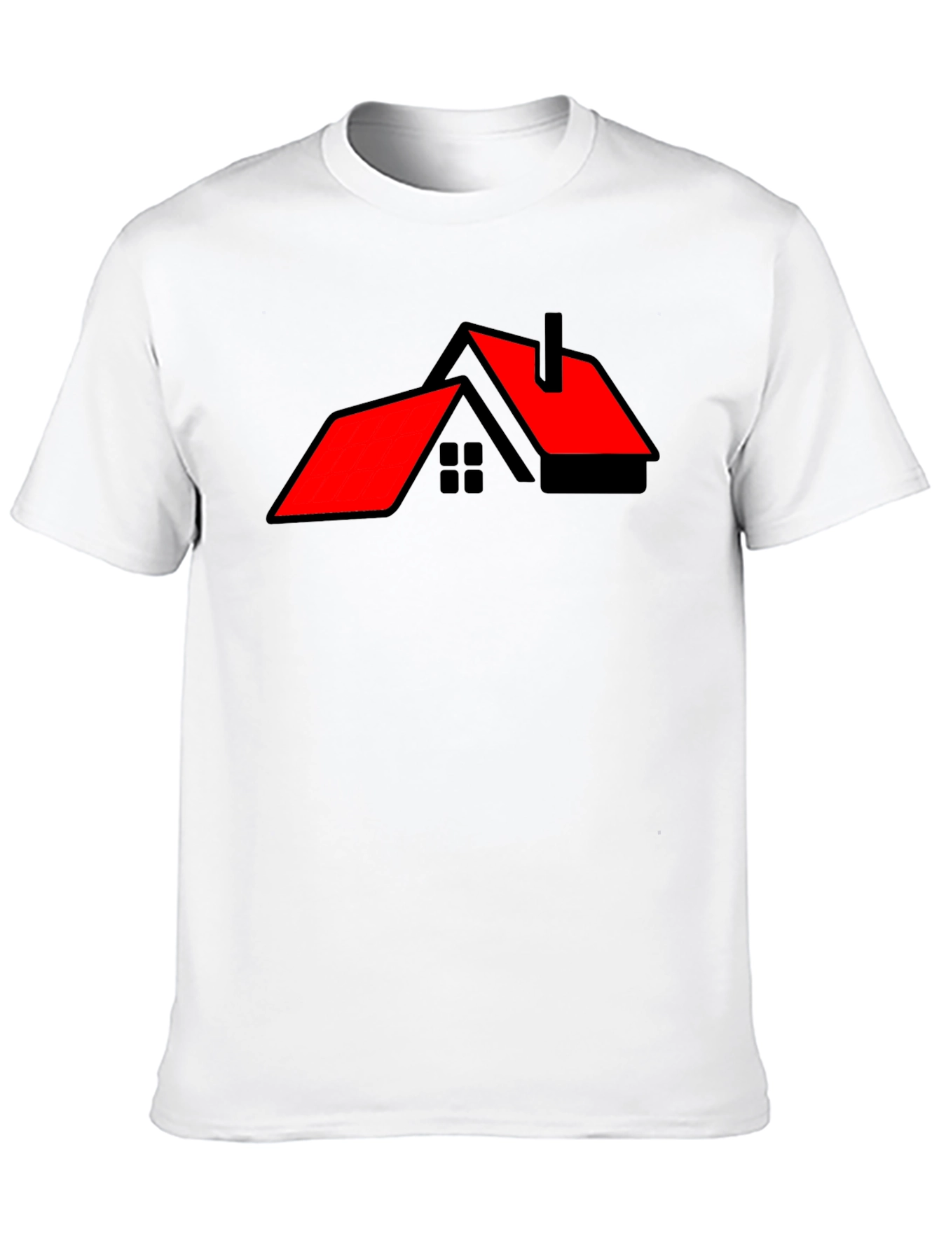Modern House Graphic Tee - Black