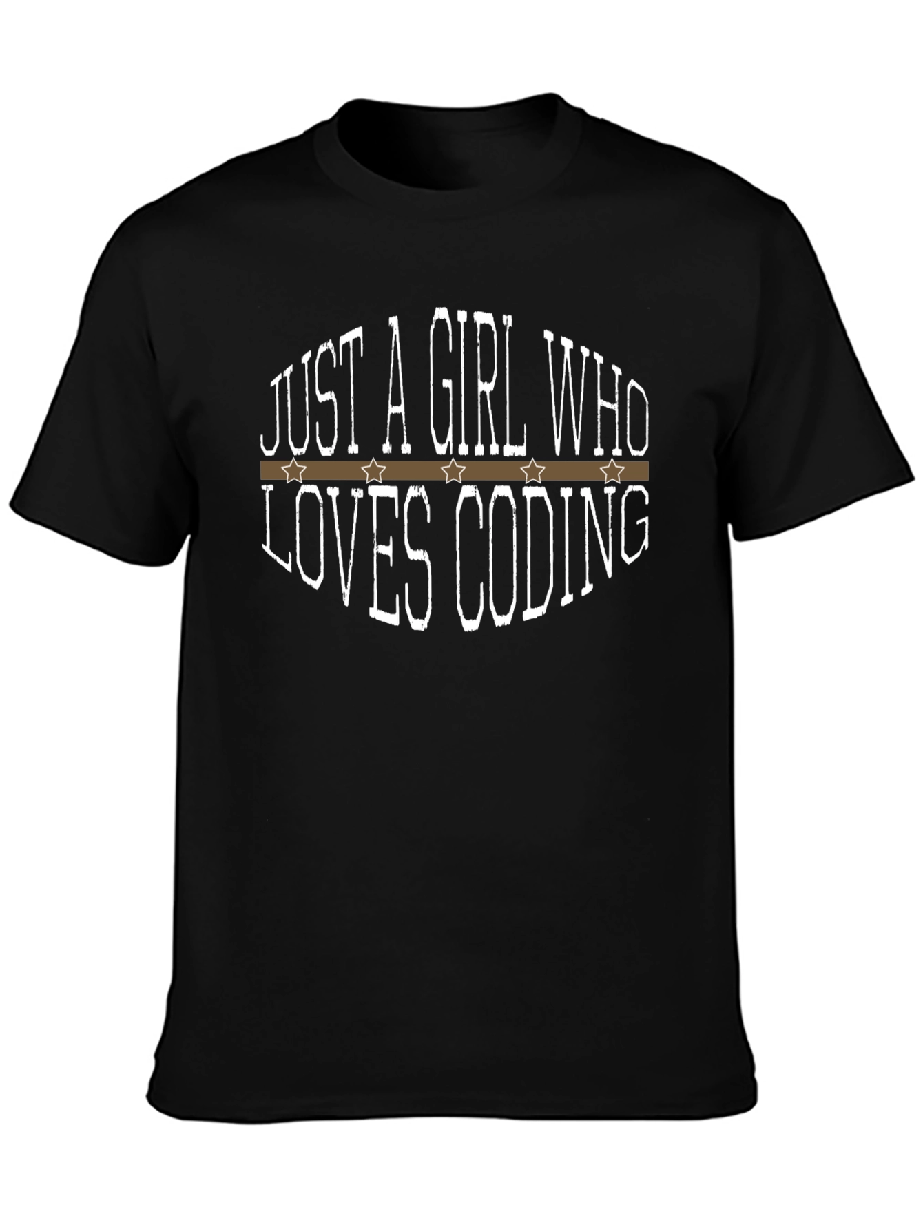 Just a Girl Who Loves Coding T-Shirt