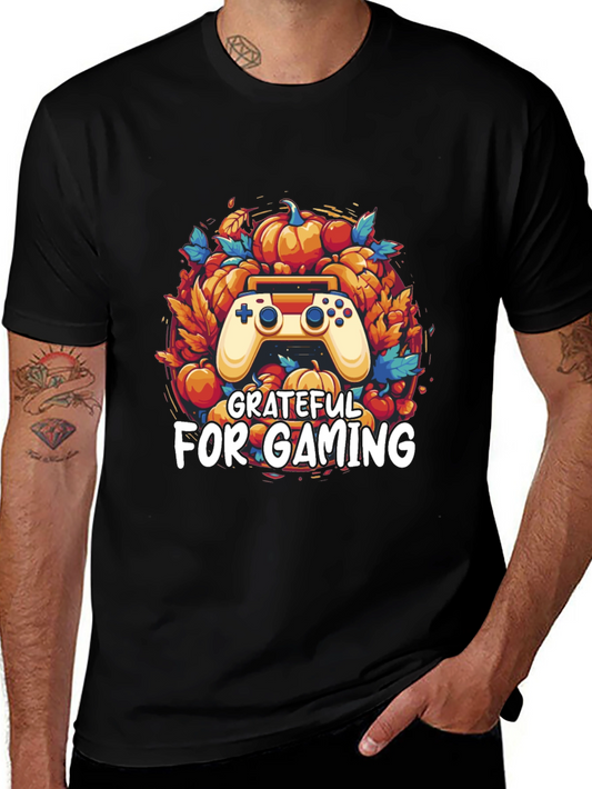 Grateful for Gaming Thanksgiving T-Shirt