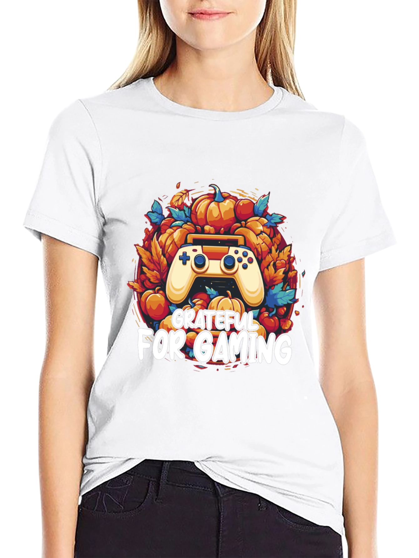 Grateful for Gaming Thanksgiving T-Shirt