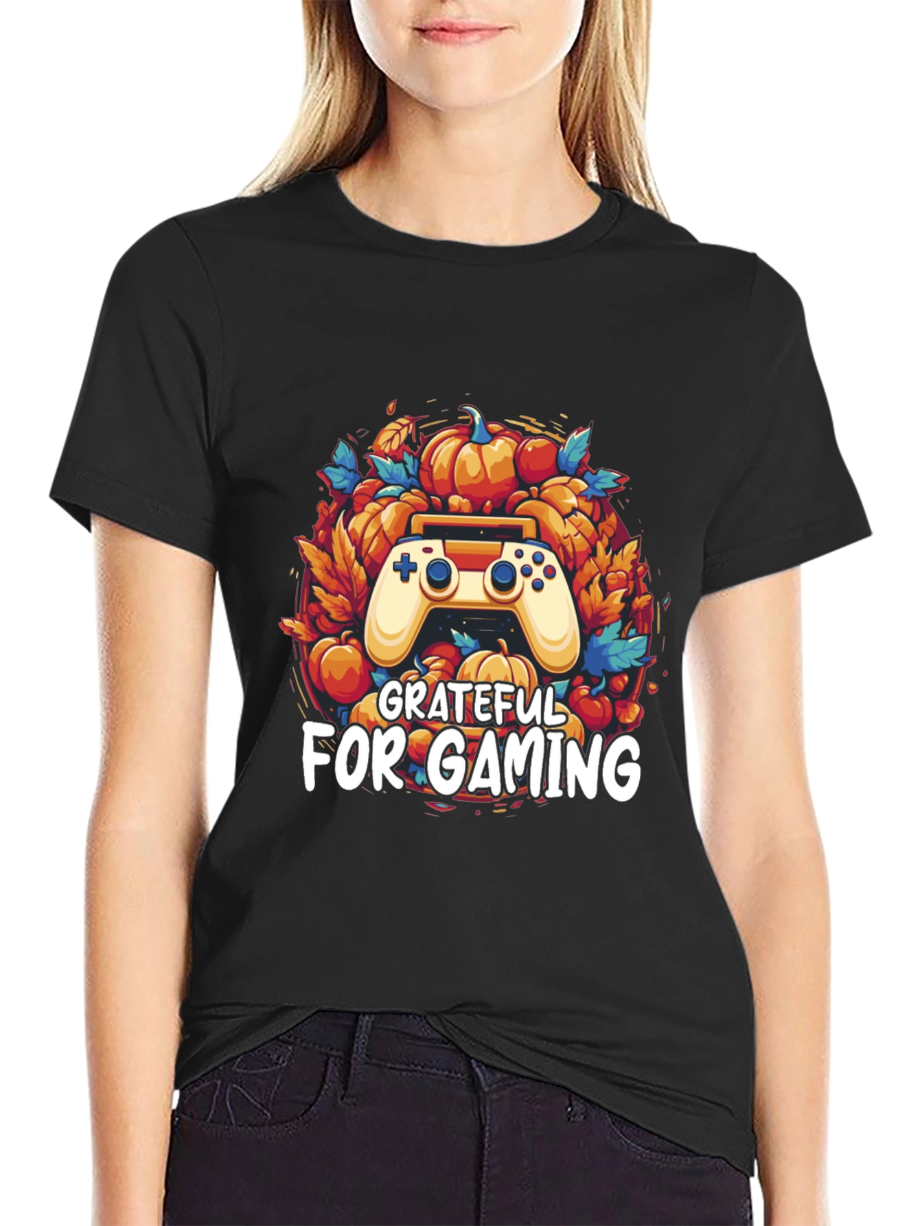 Grateful for Gaming Thanksgiving T-Shirt