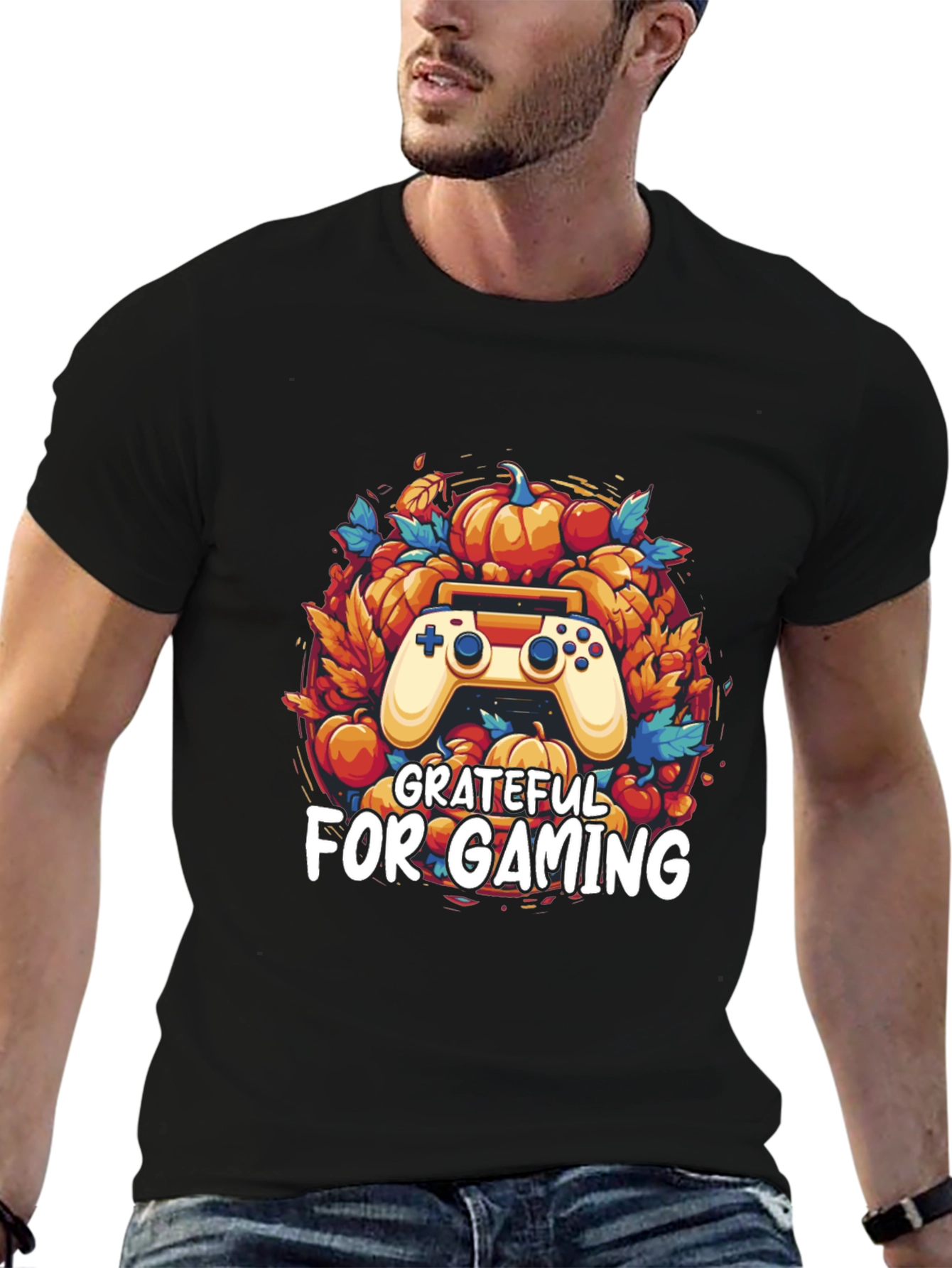 Grateful for Gaming Thanksgiving T-Shirt