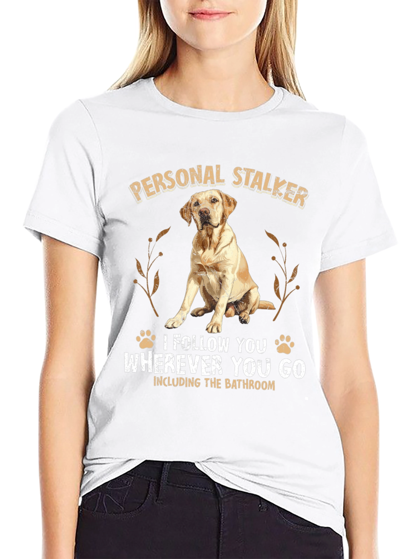 Personal Stalker Dog Graphic Tee