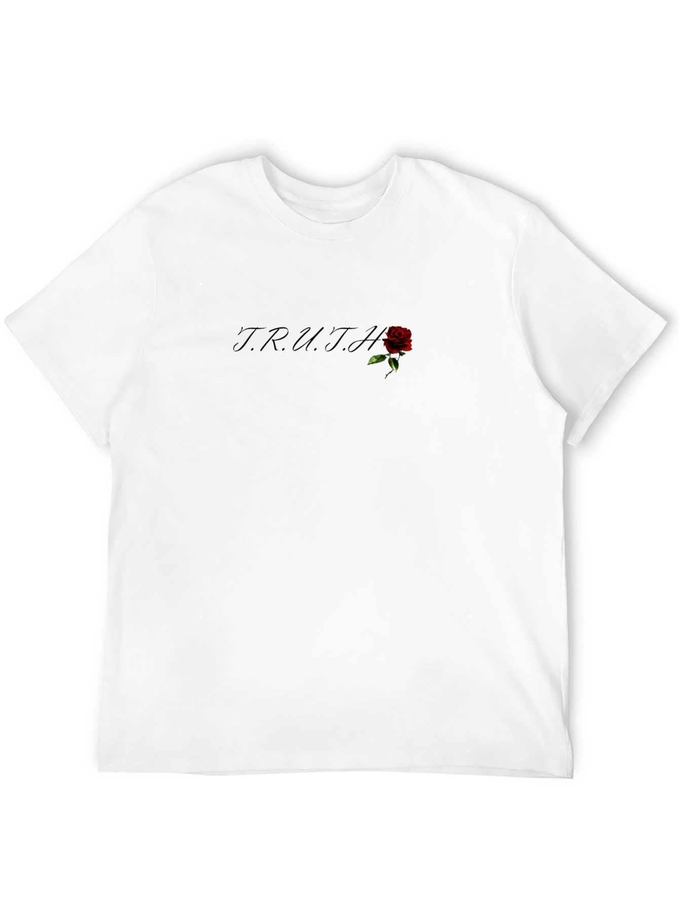 Truth Rose Graphic Tee - Stylish Casual Comfort