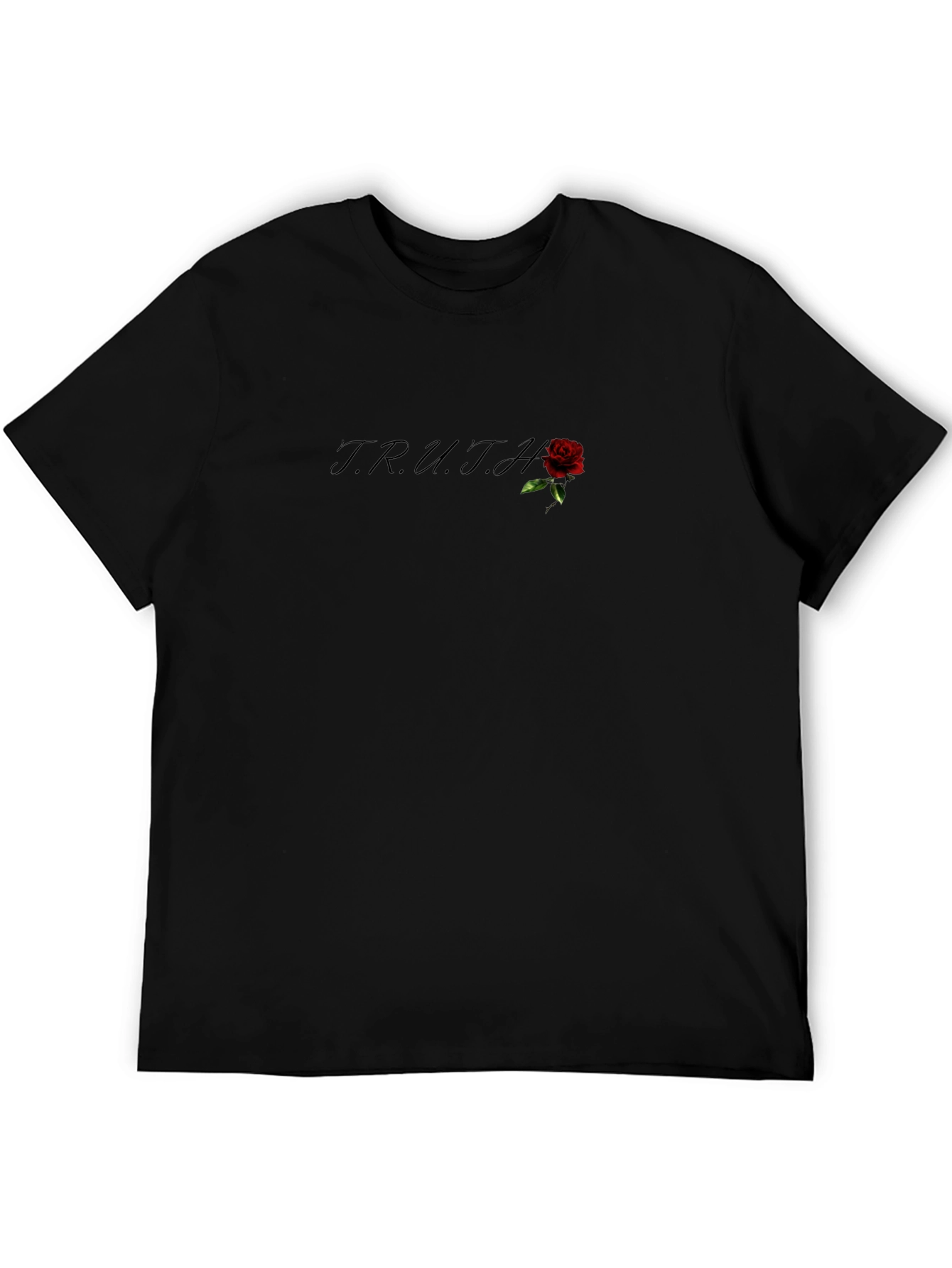 Truth Rose Graphic Tee - Stylish Casual Comfort