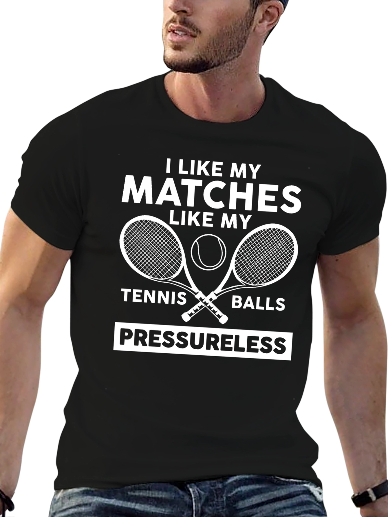Tennis Lover Graphic T-Shirt - Pressureless Tennis Balls