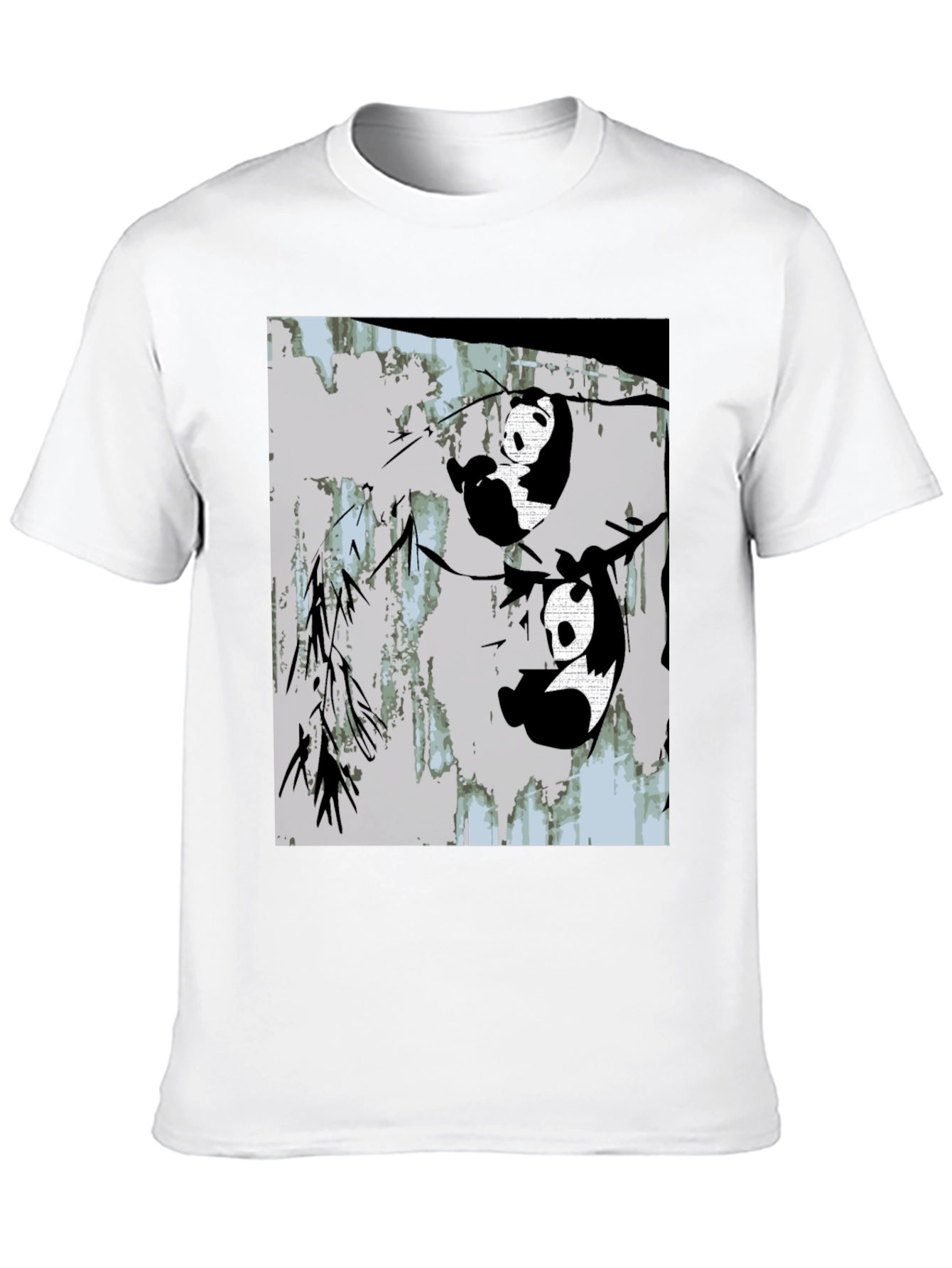 Panda Graphic Black T-Shirt