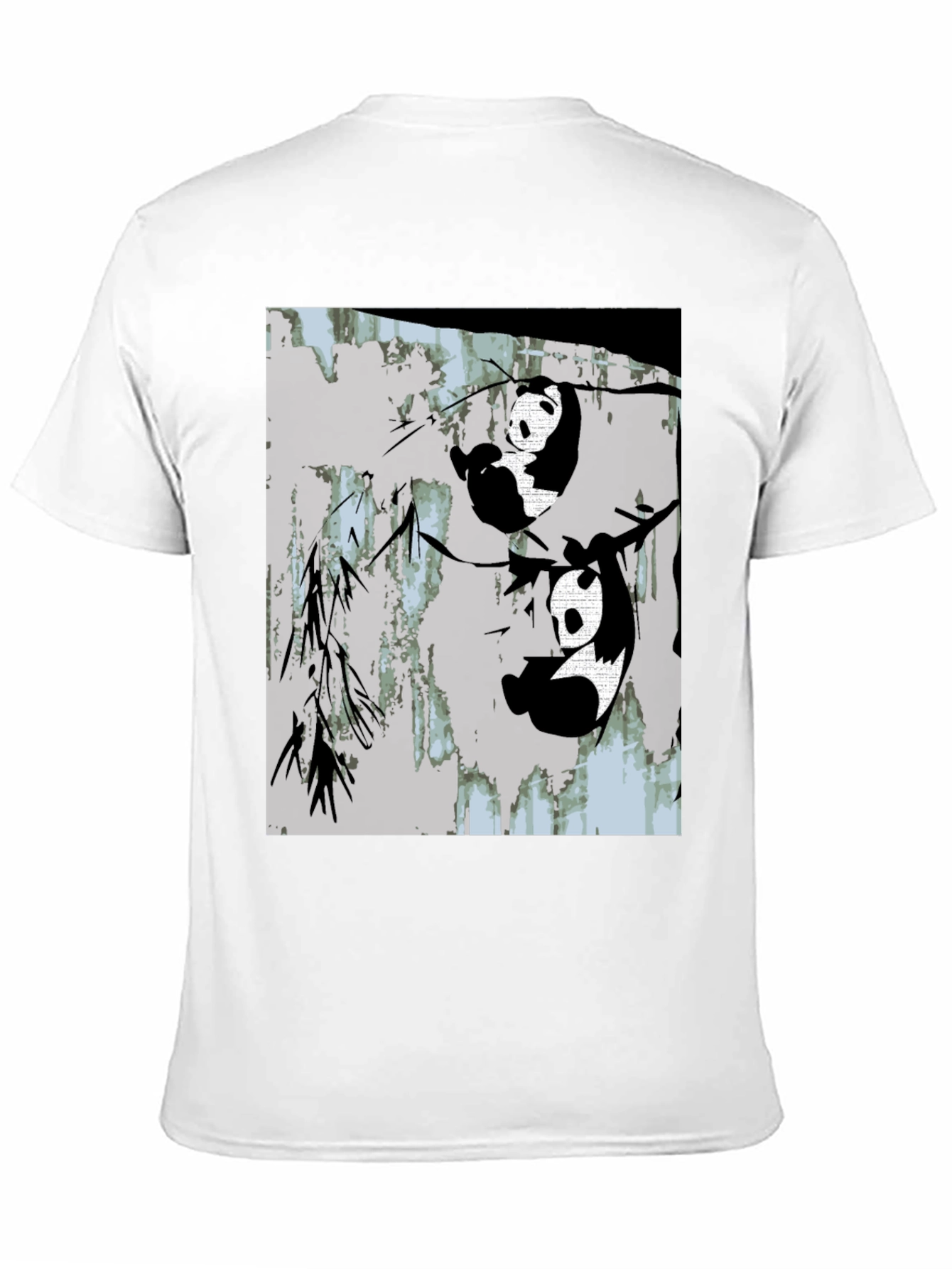 Panda Graphic Black T-Shirt