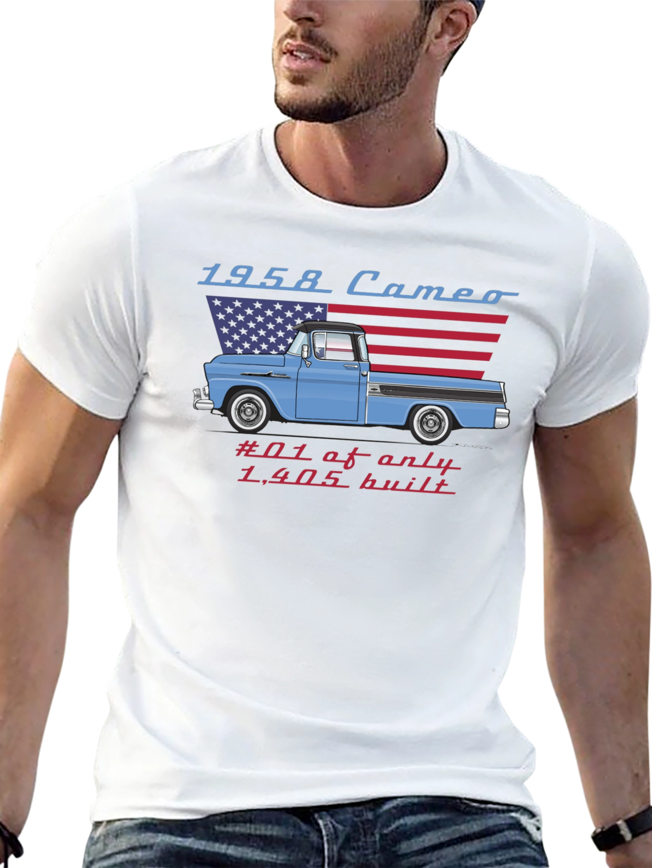1958 Cameo Truck Graphic Tee - Classic Car T-Shirt
