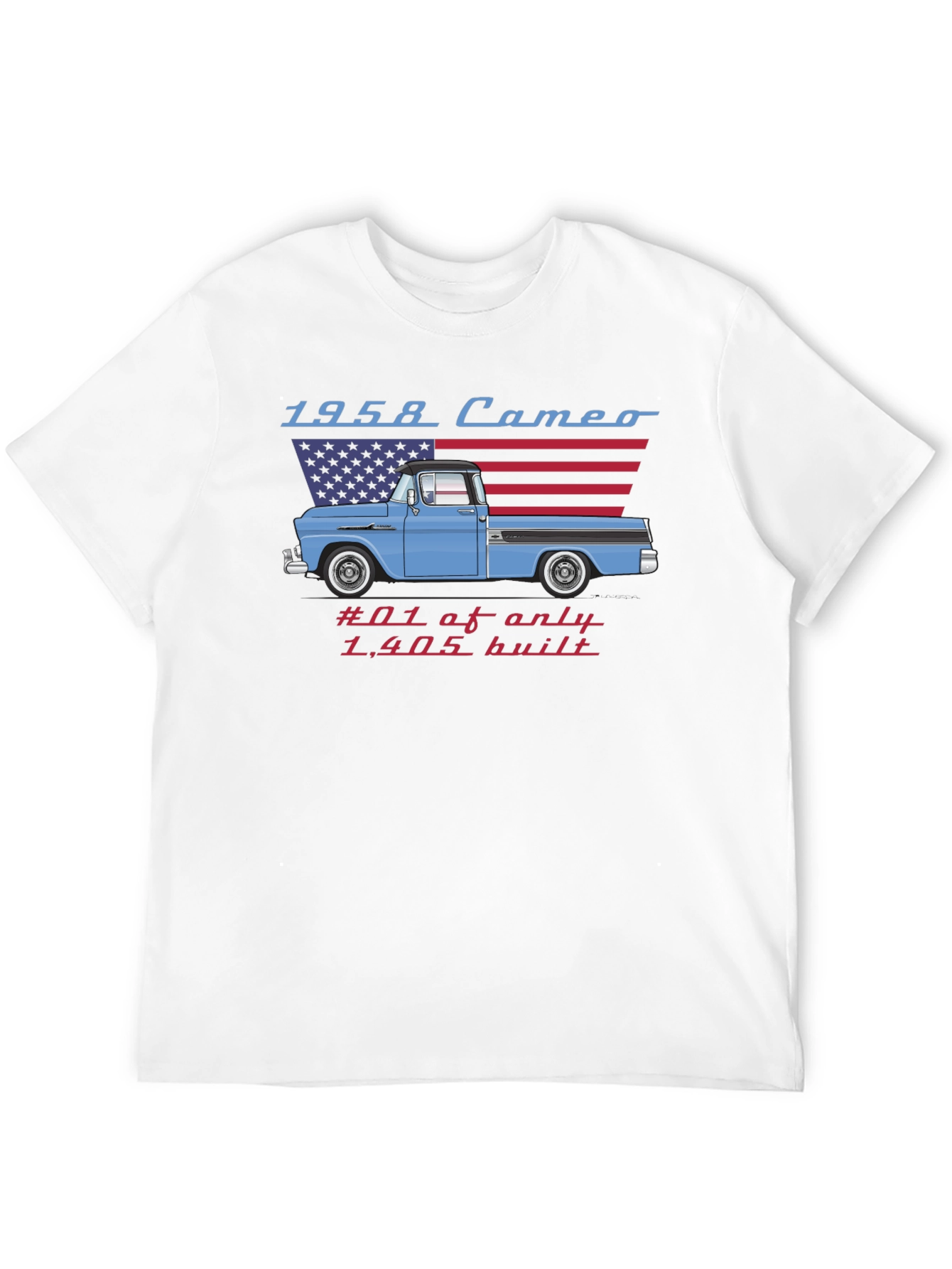 1958 Cameo Truck Graphic Tee - Classic Car T-Shirt