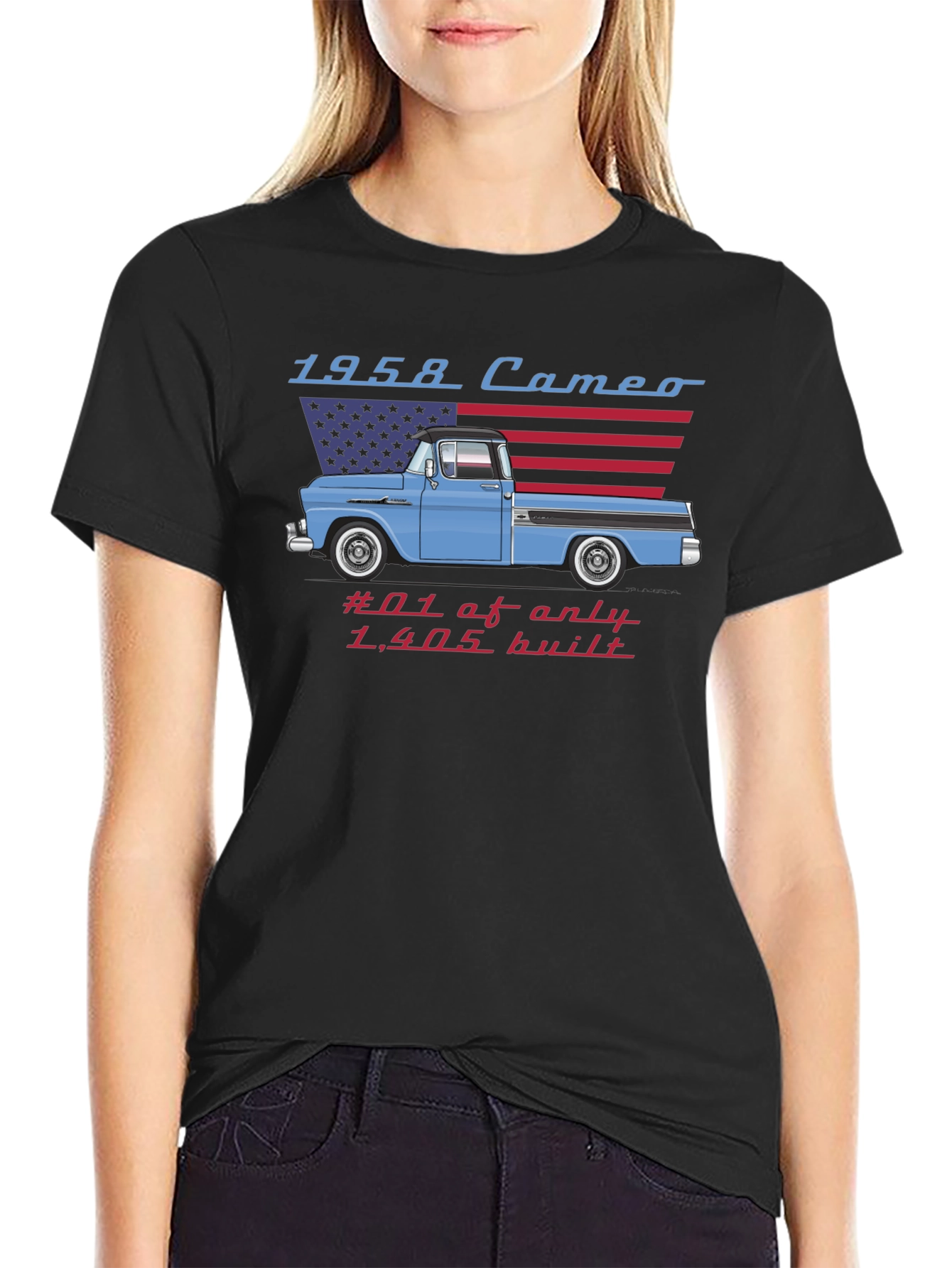 1958 Cameo Truck Graphic Tee - Classic Car T-Shirt