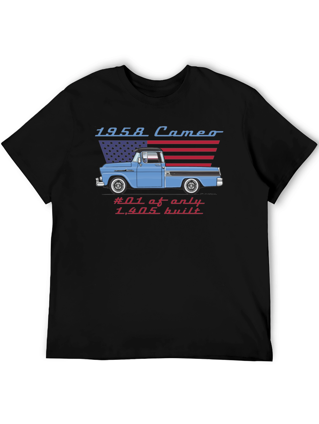 1958 Cameo Truck Graphic Tee - Classic Car T-Shirt