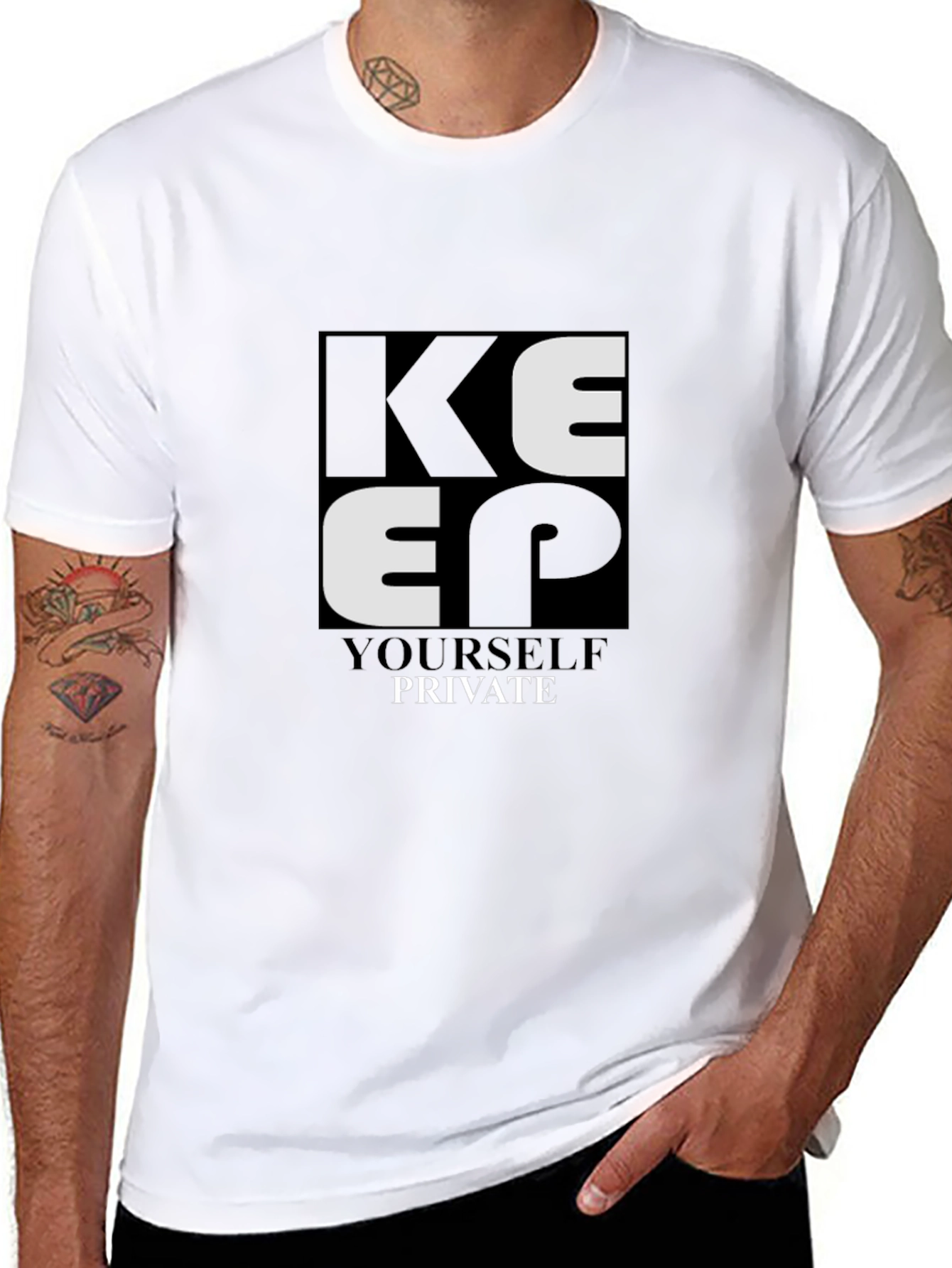 Keep Yourself Private Graphic Tee
