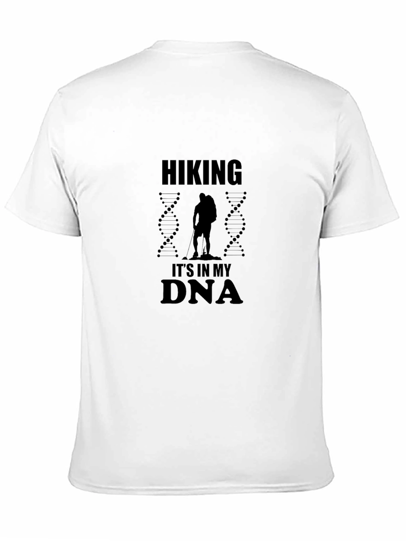 Hiking Its In My DNA Black Graphic T-Shirt
