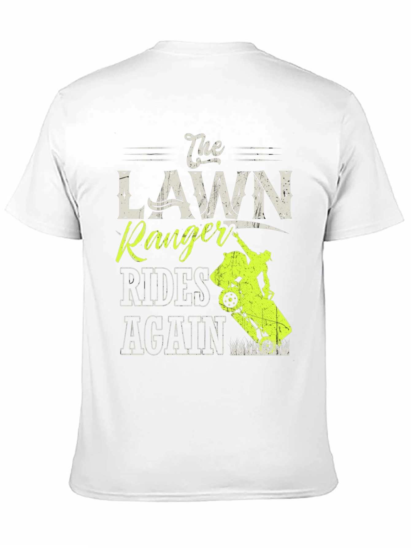 The Lawn Ranger Rides Again T-Shirt - Black