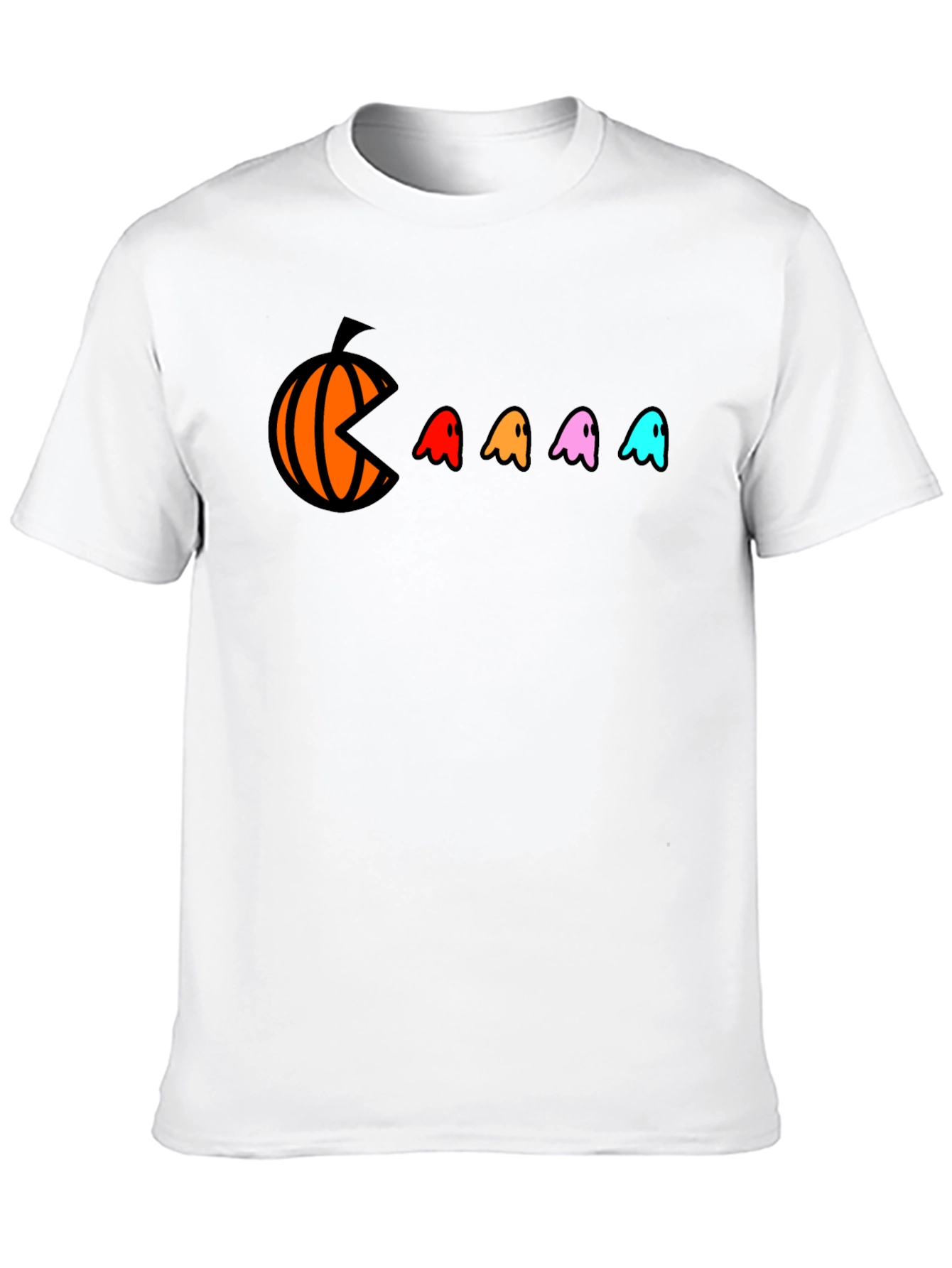 Pumpkin Pac-Man Halloween T-Shirt
