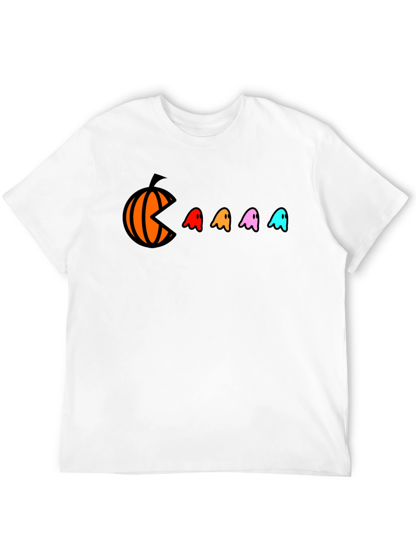 Pumpkin Pac-Man Halloween T-Shirt