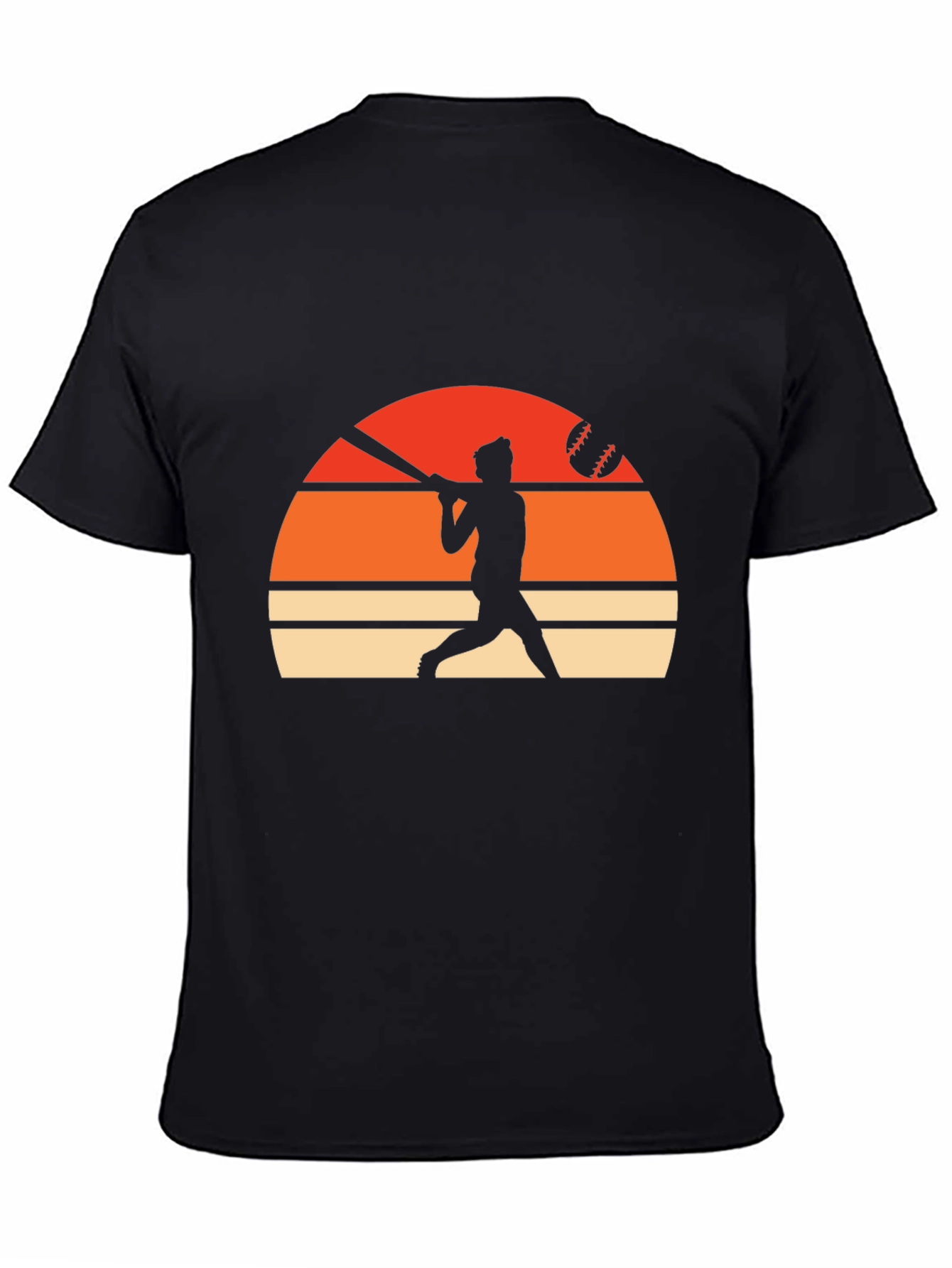 Baseball Sunset Silhouette T-Shirt